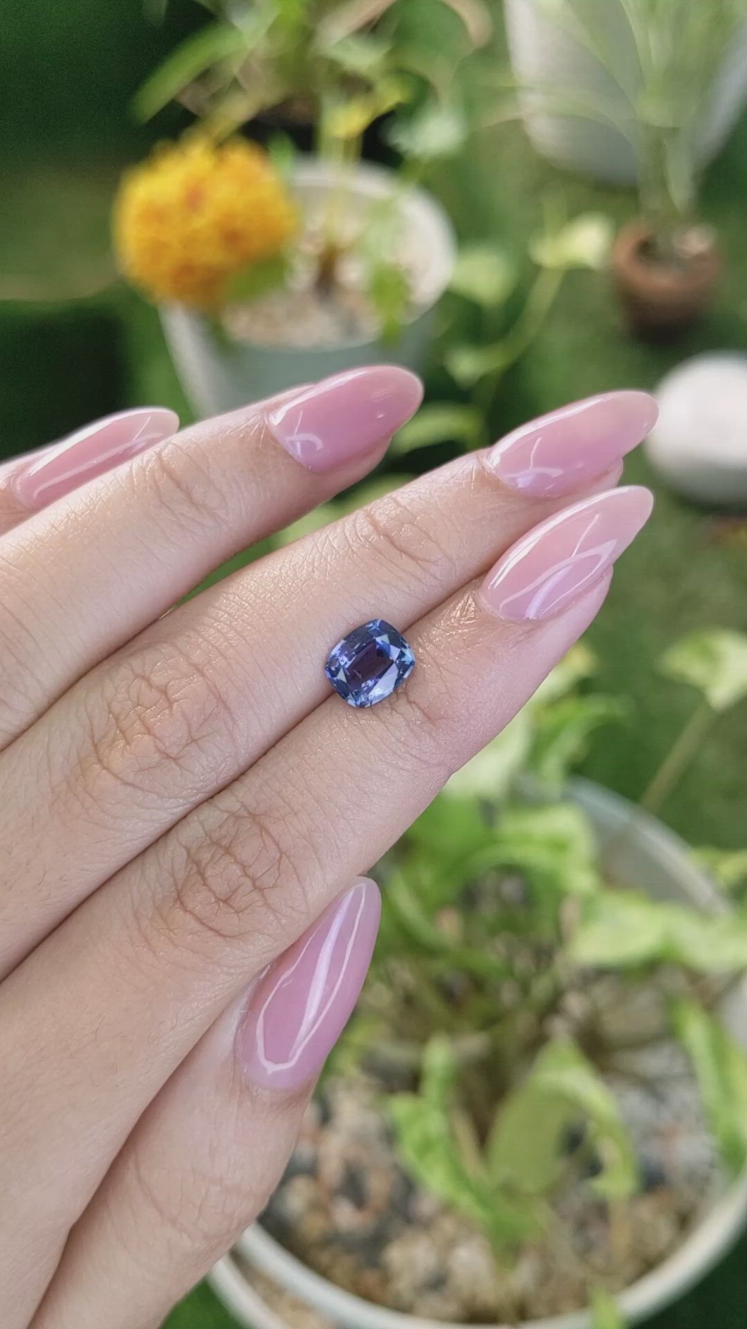 1.58 Ct. Spinel from Ceylon (Sri Lanka) Size Video