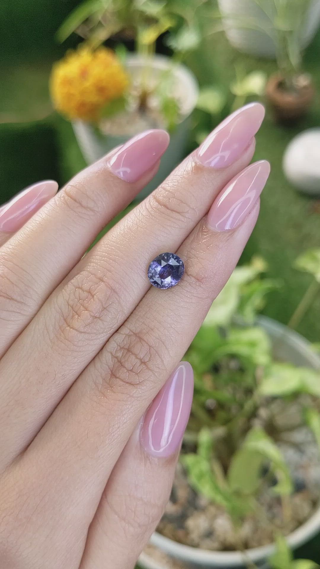 2.22 Ct. Spinel from Ceylon (Sri Lanka) Size Video