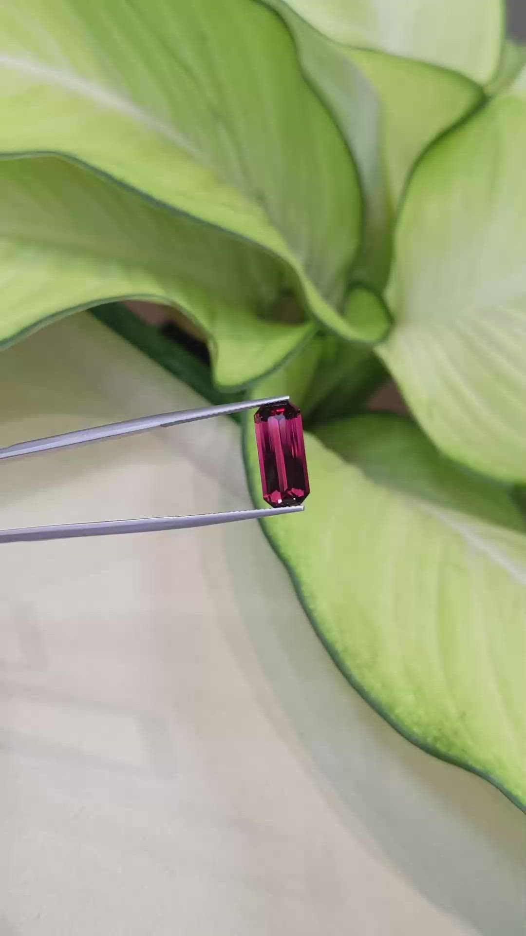 5.30 Ct. Garnet from Ceylon (Sri Lanka) Size Video