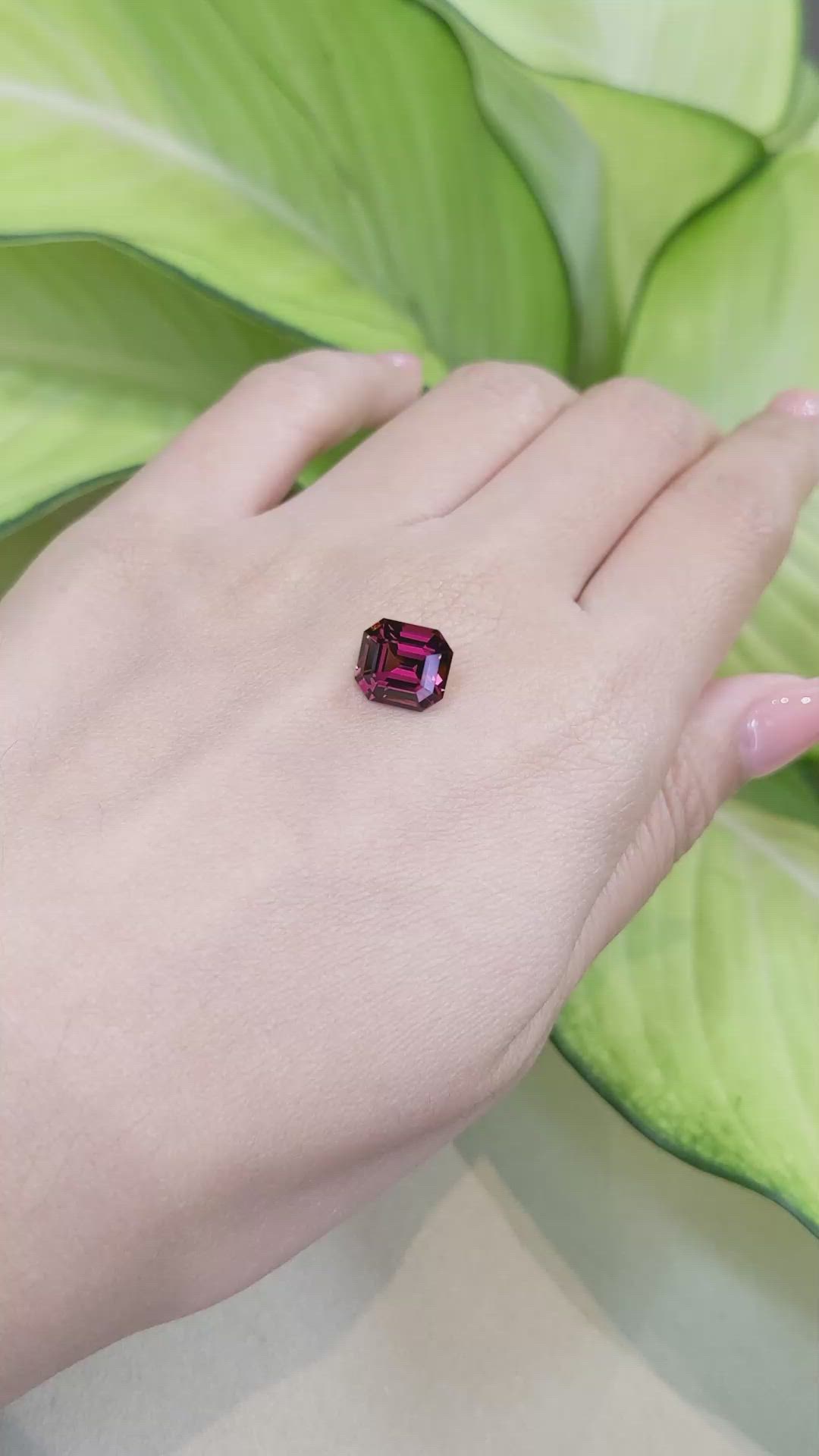 3.95 Ct. Garnet from Tanzania Size Video