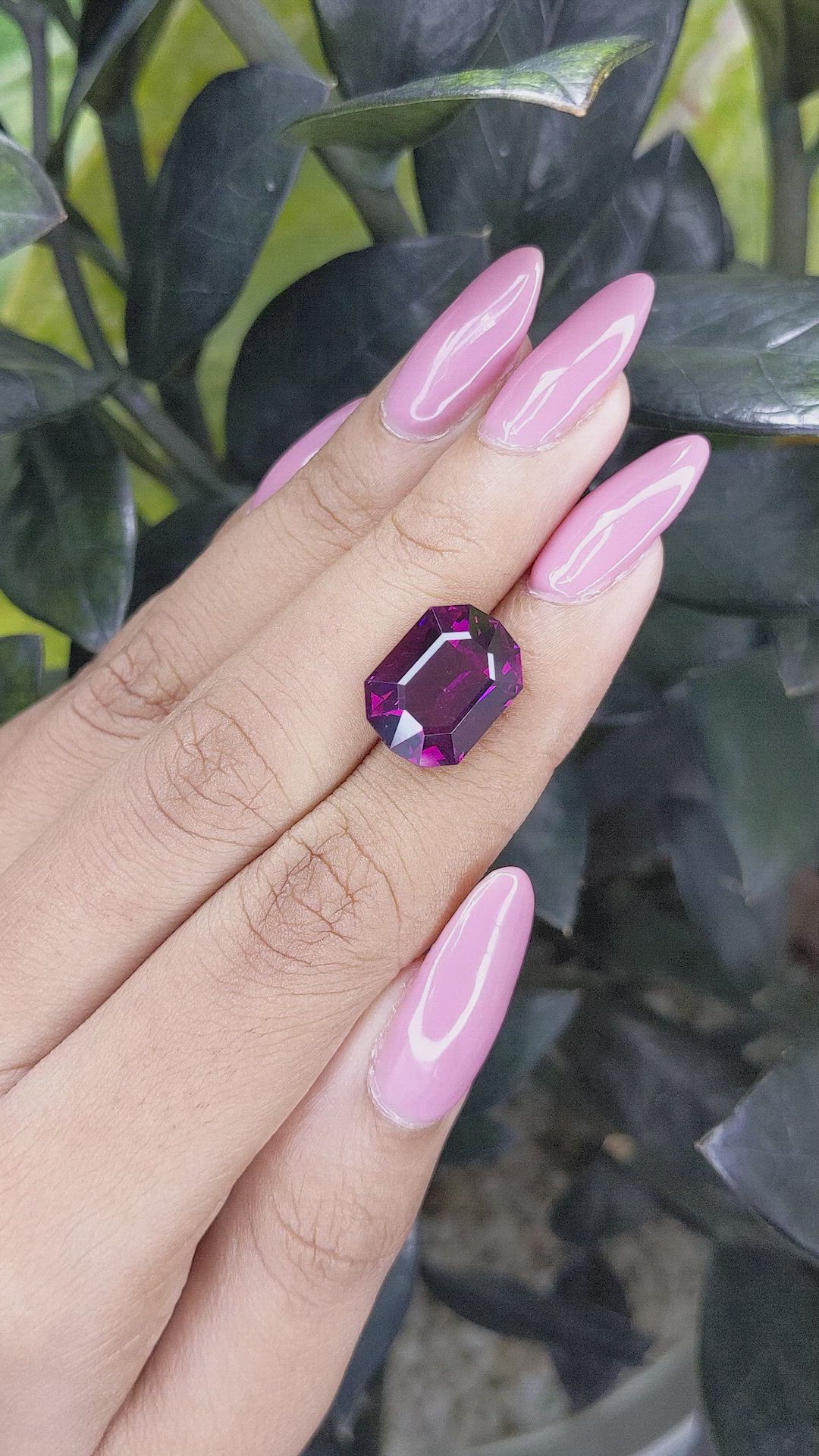 10.16 Ct. Garnet from Tanzania Size Video