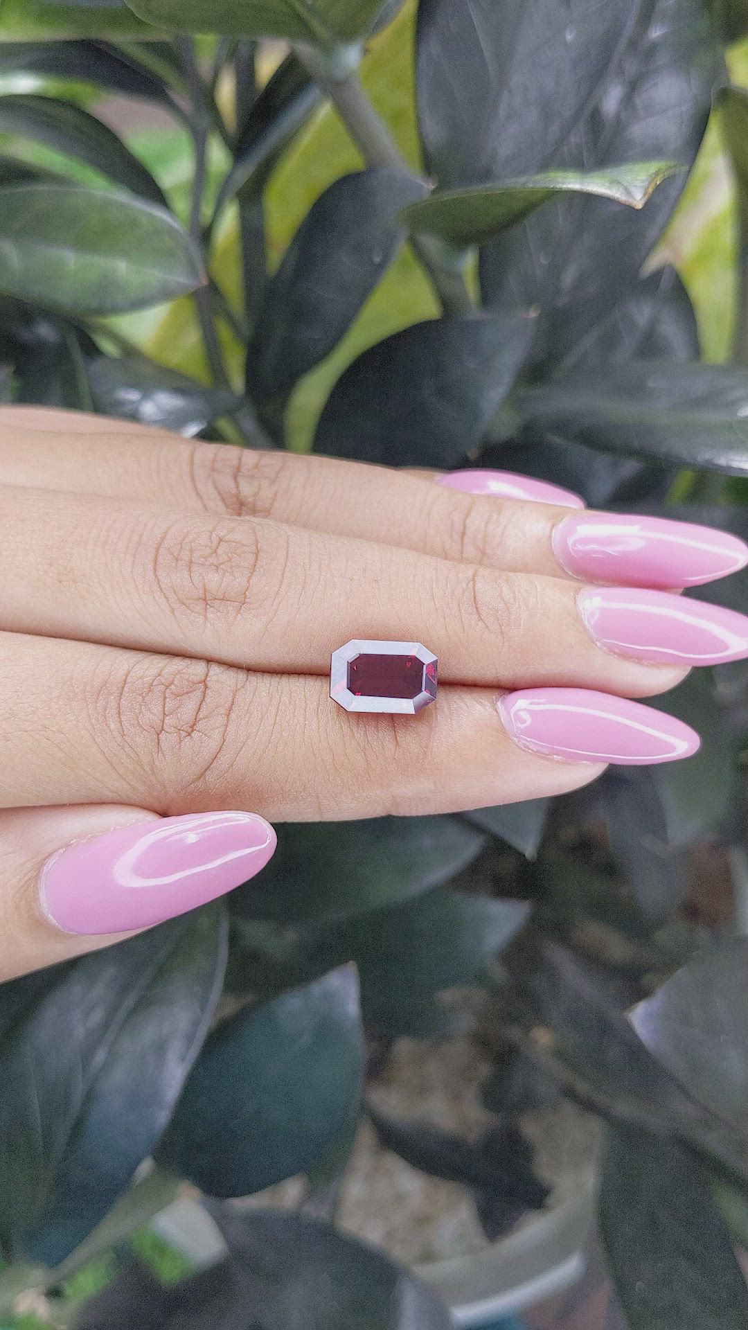 4.69 Ct. Garnet from Tanzania Size Video