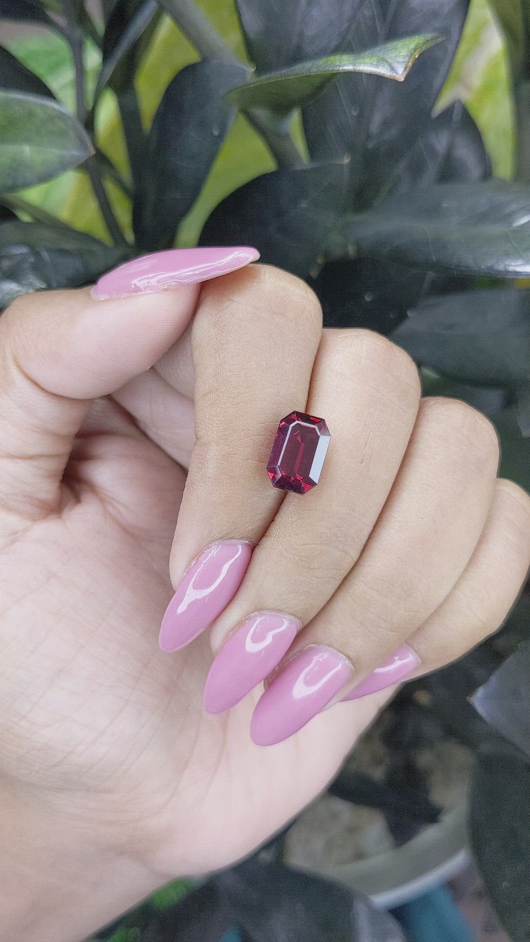 4.69 Ct. Garnet from Tanzania Size Video