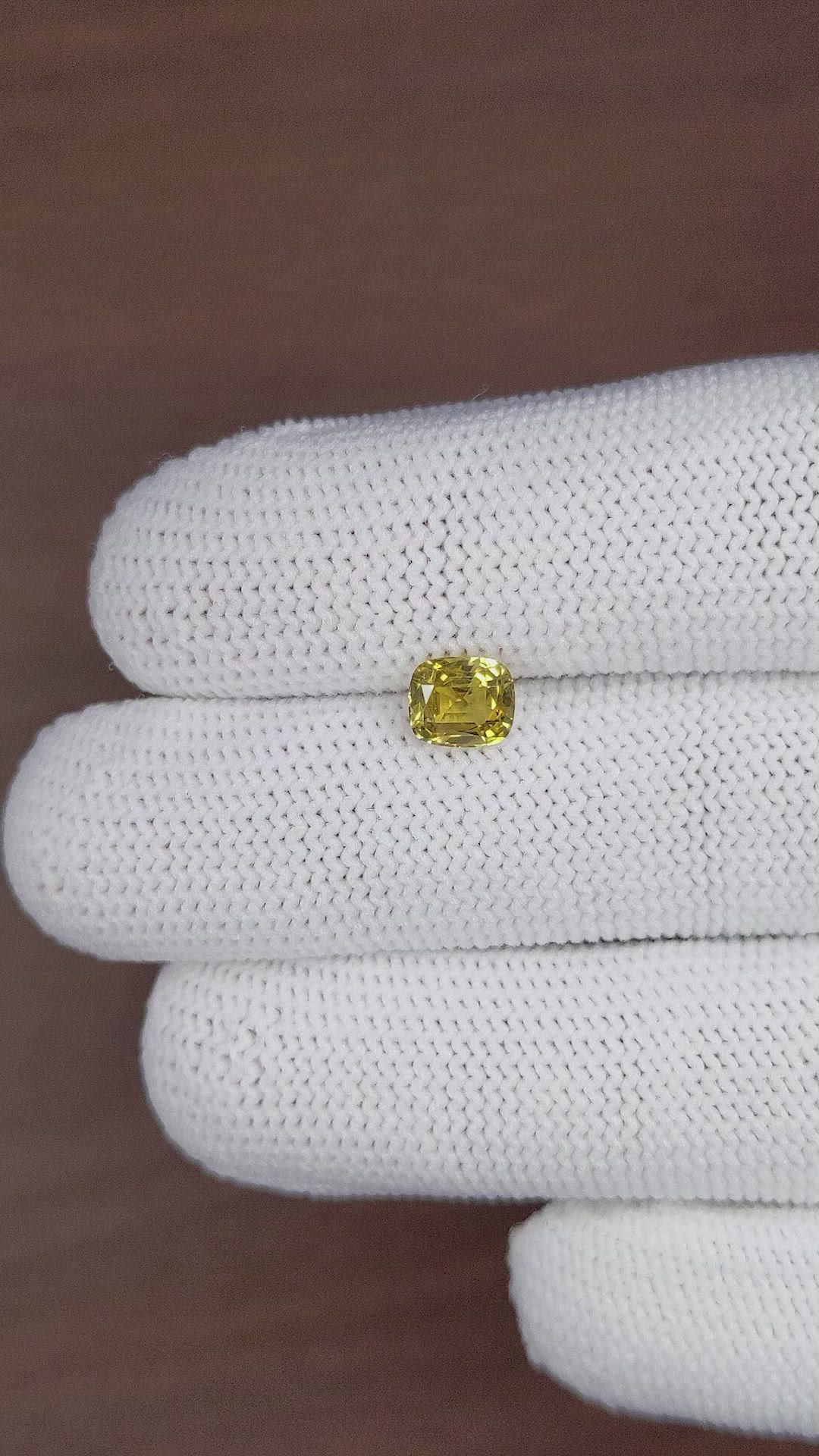 1.16 Ct. Chrysoberyl from Tanzania Size Video