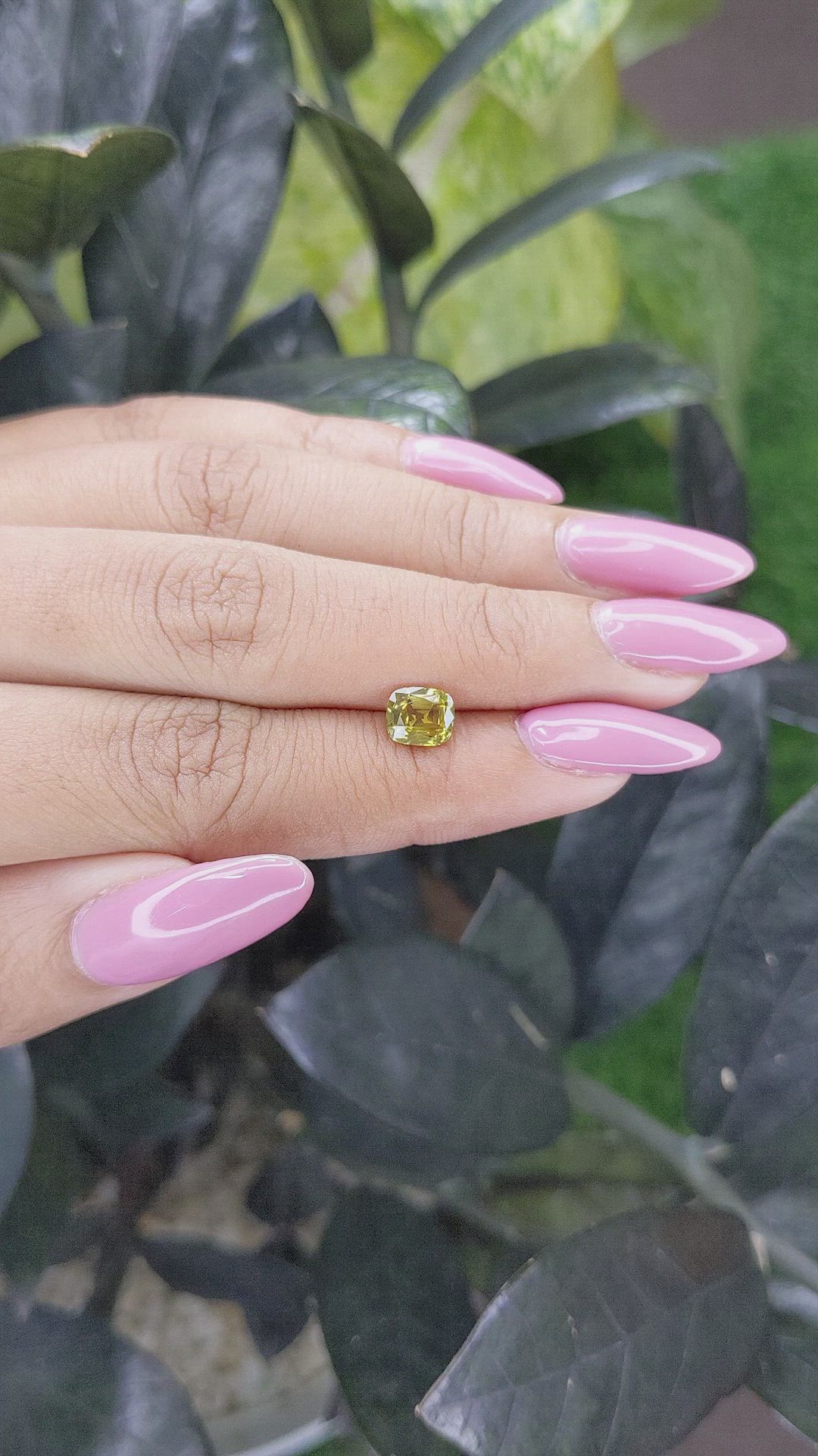 1.16 Ct. Chrysoberyl from Tanzania Size Video