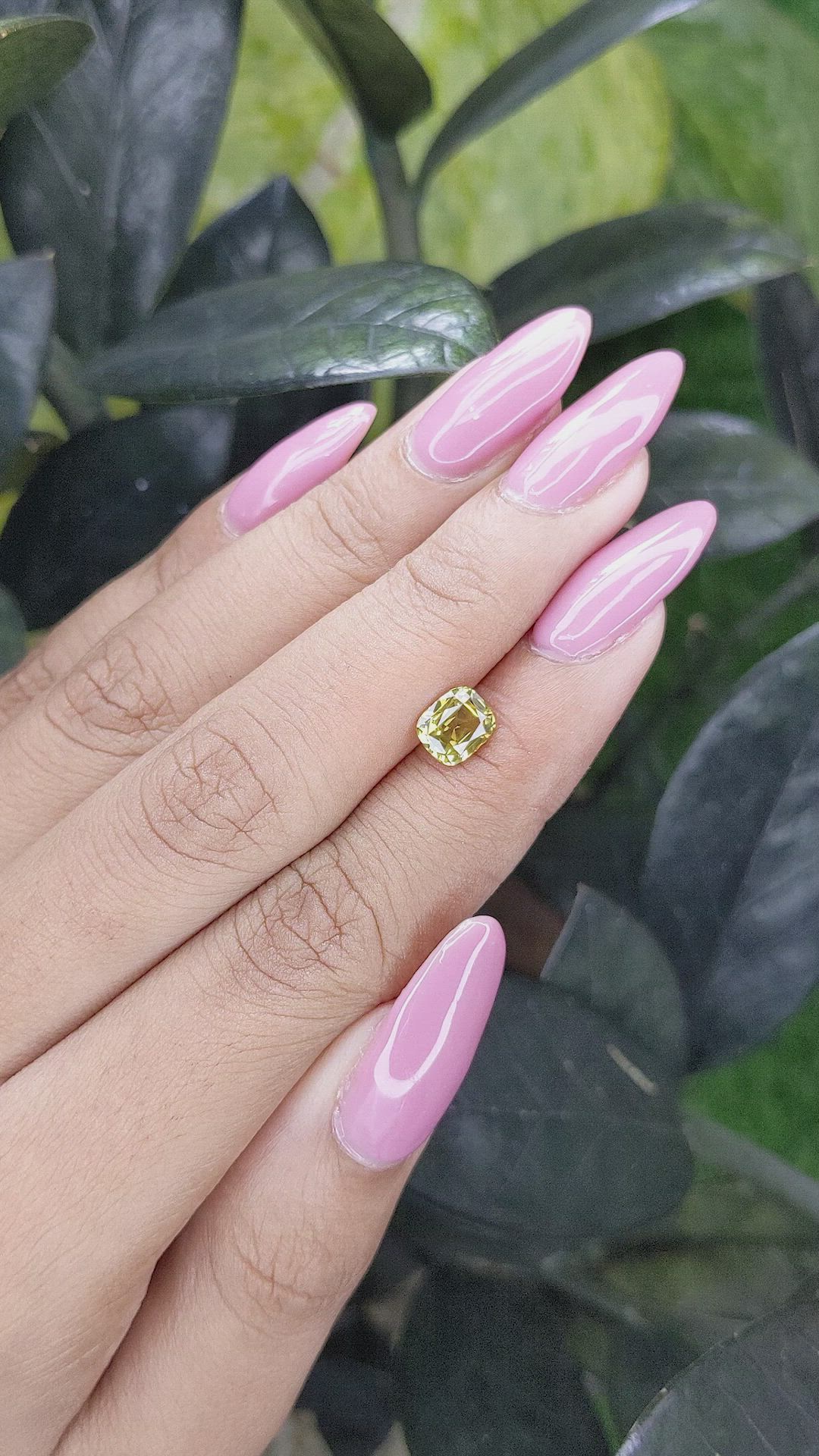 1.16 Ct. Chrysoberyl from Tanzania Size Video