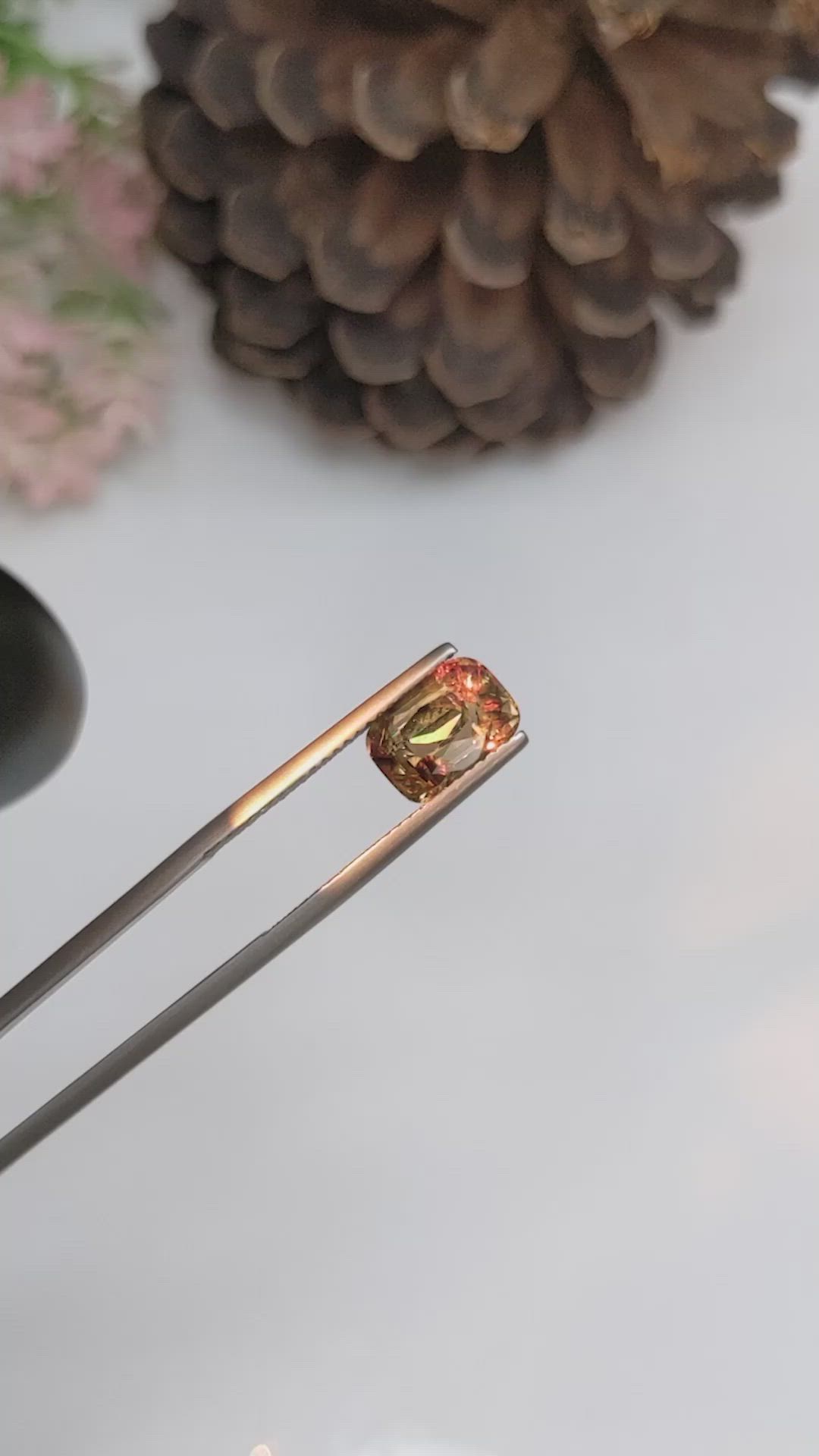 3.02 Ct. Alexandrite from Ceylon (Sri Lanka) Size Video
