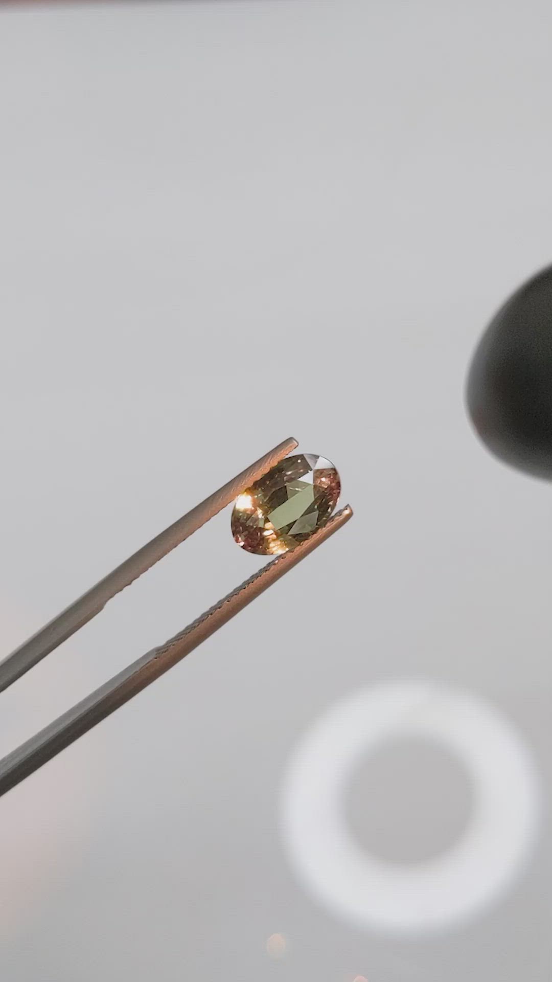 2.10 Ct. Alexandrite from Ceylon (Sri Lanka) Size Video
