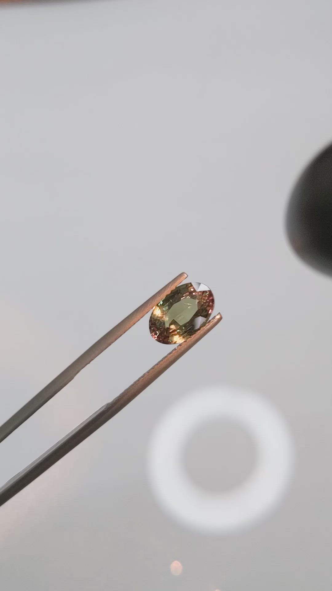 2.10 Ct. Alexandrite from Ceylon (Sri Lanka) Size Video