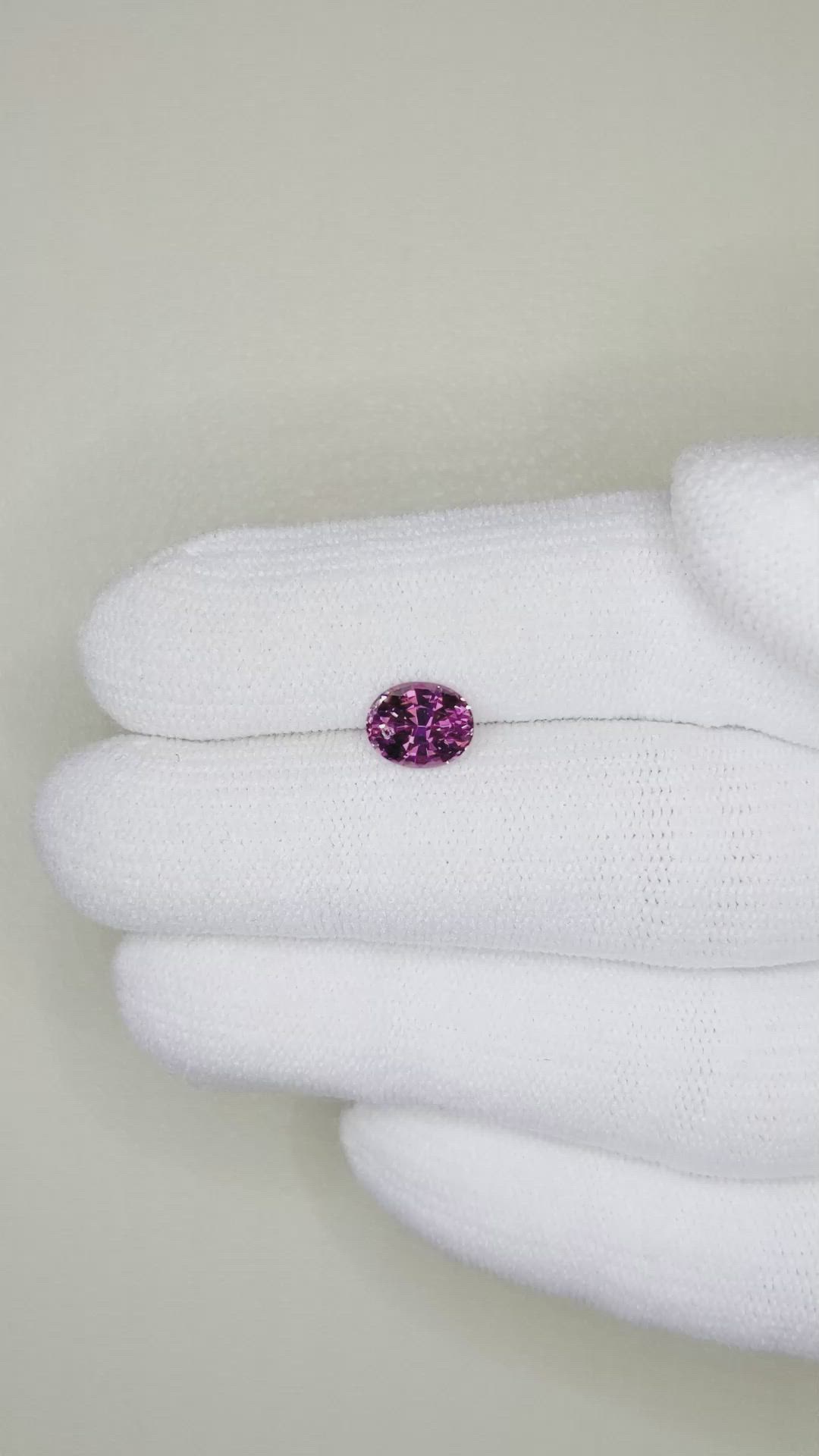 1.41 Ct. Garnet from Ceylon (Sri Lanka) Size Video