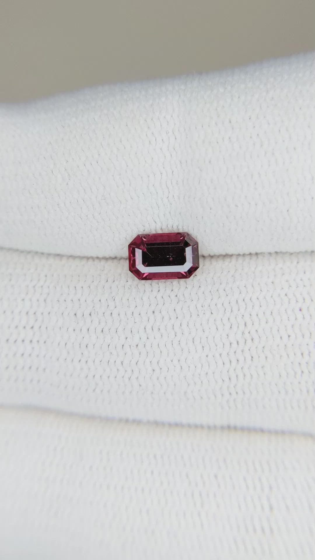 0.89 Ct. Garnet from Ceylon (Sri Lanka) Size Video