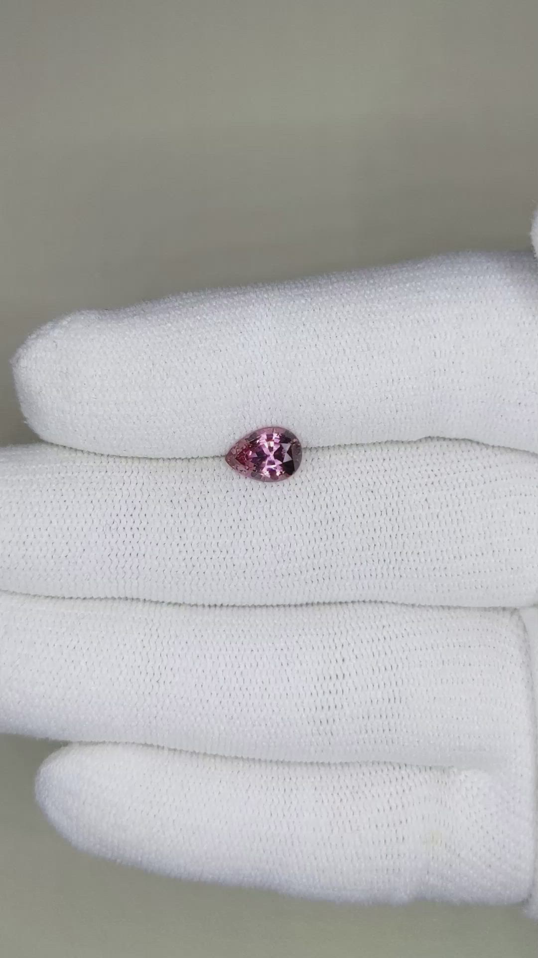 1.20 Ct. Garnet from Ceylon (Sri Lanka) Size Video