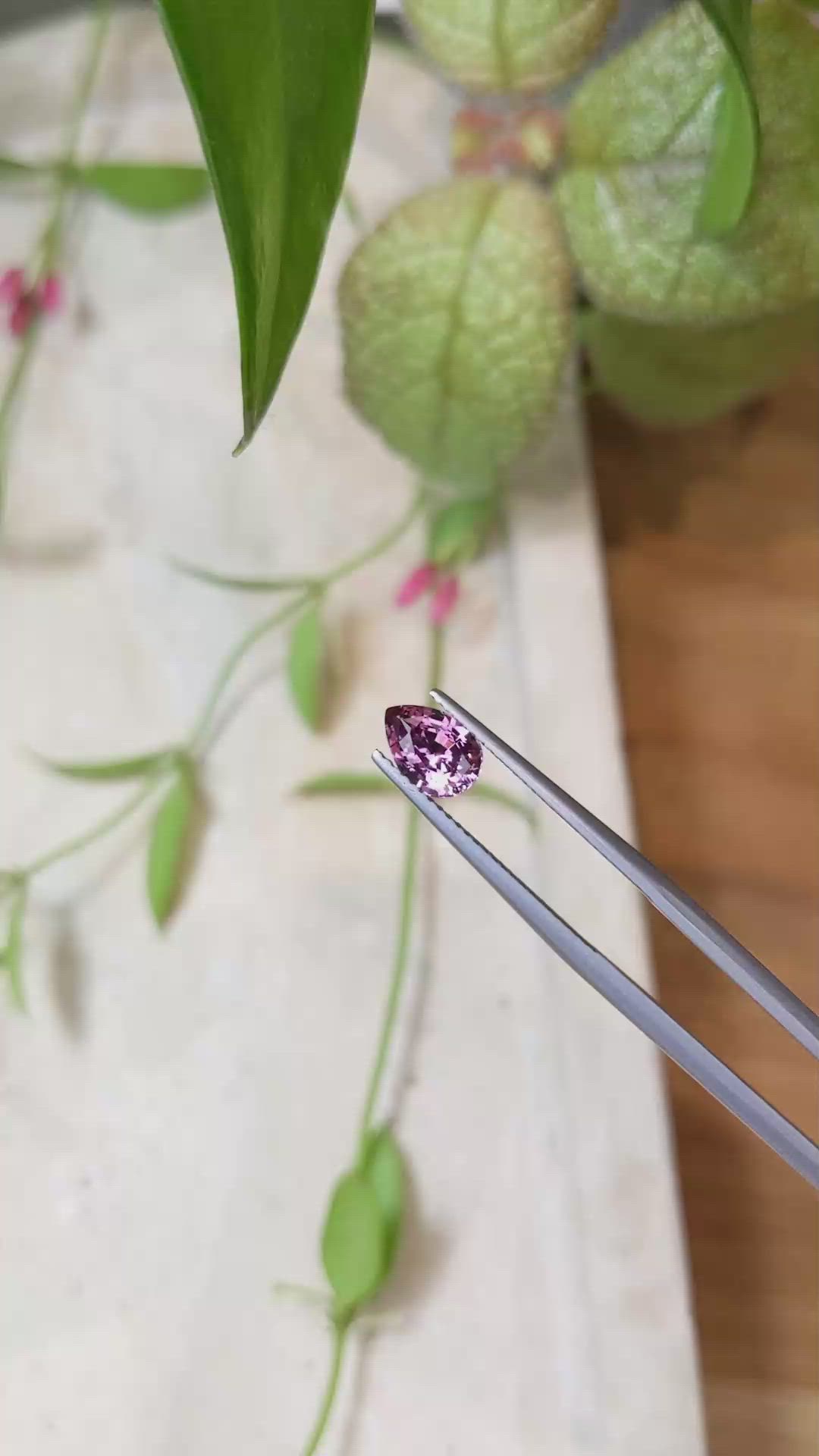 1.20 Ct. Garnet from Ceylon (Sri Lanka) Size Video