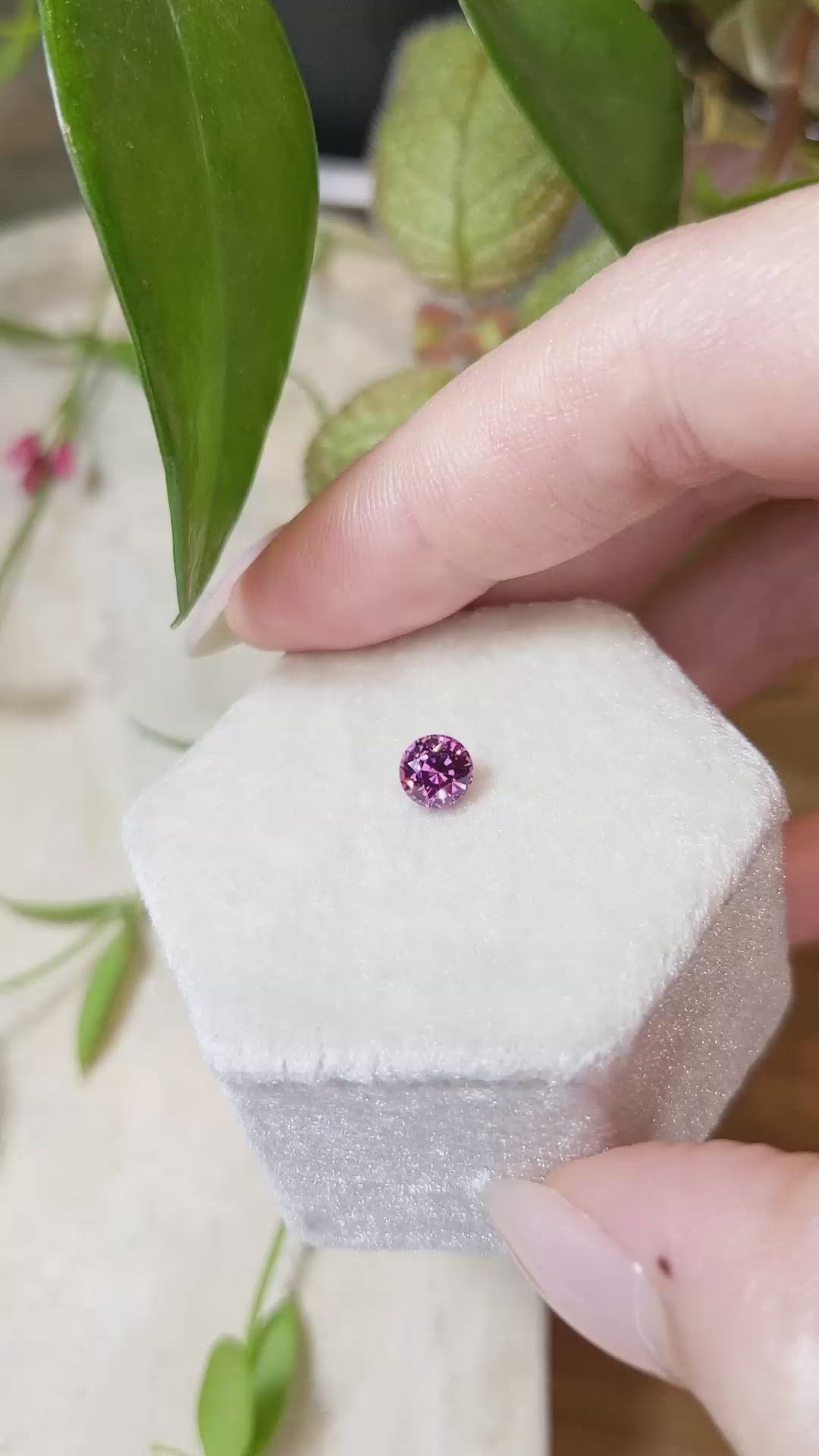 0.86 Ct. Garnet from Ceylon (Sri Lanka) Size Video