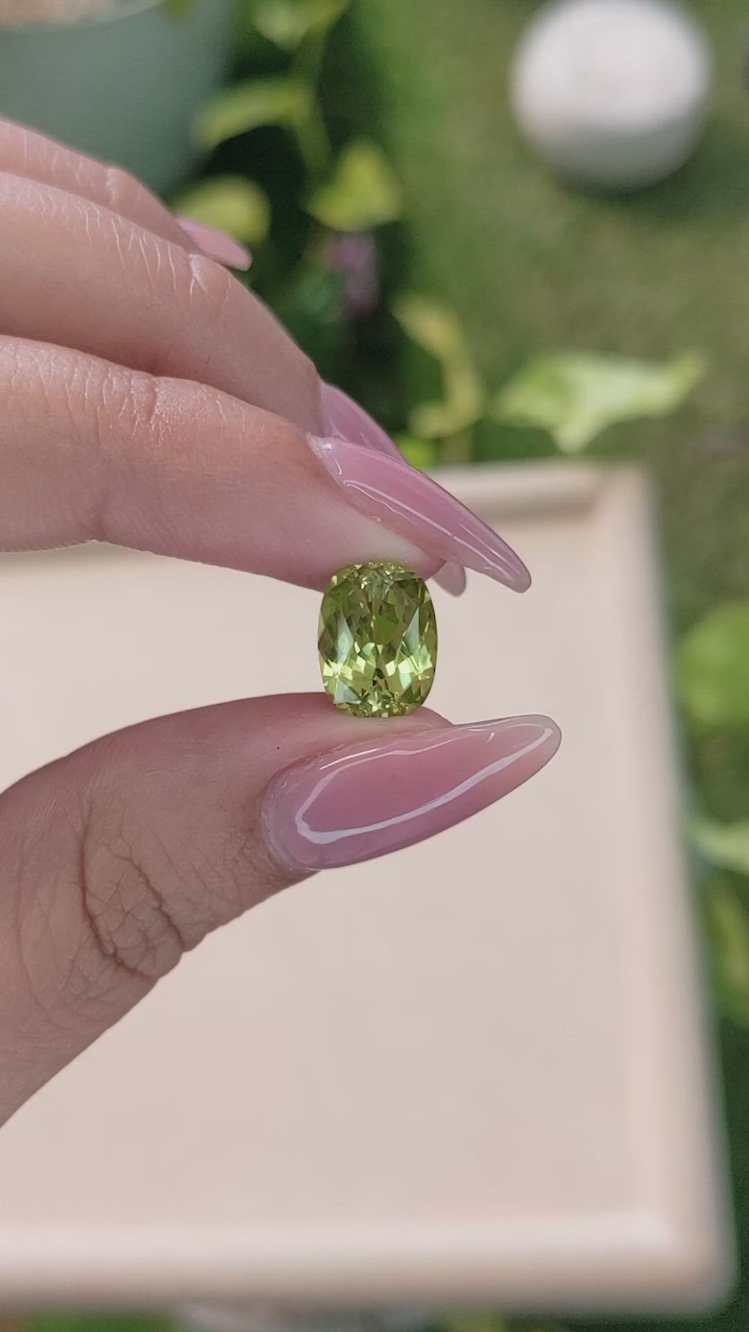 4.29 Ct. Chrysoberyl from Ceylon (Sri Lanka) Size Video