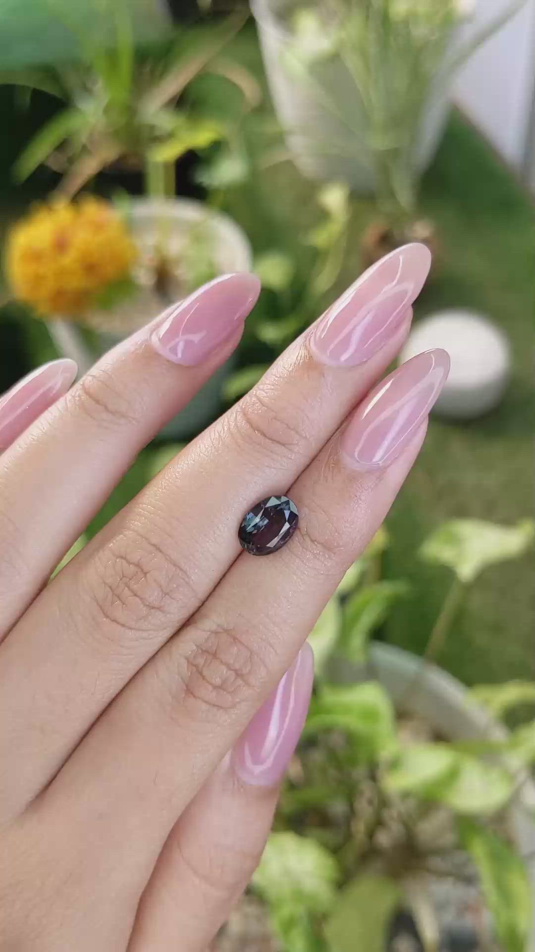 2.23 Ct. Garnet from Ceylon (Sri Lanka) Size Video