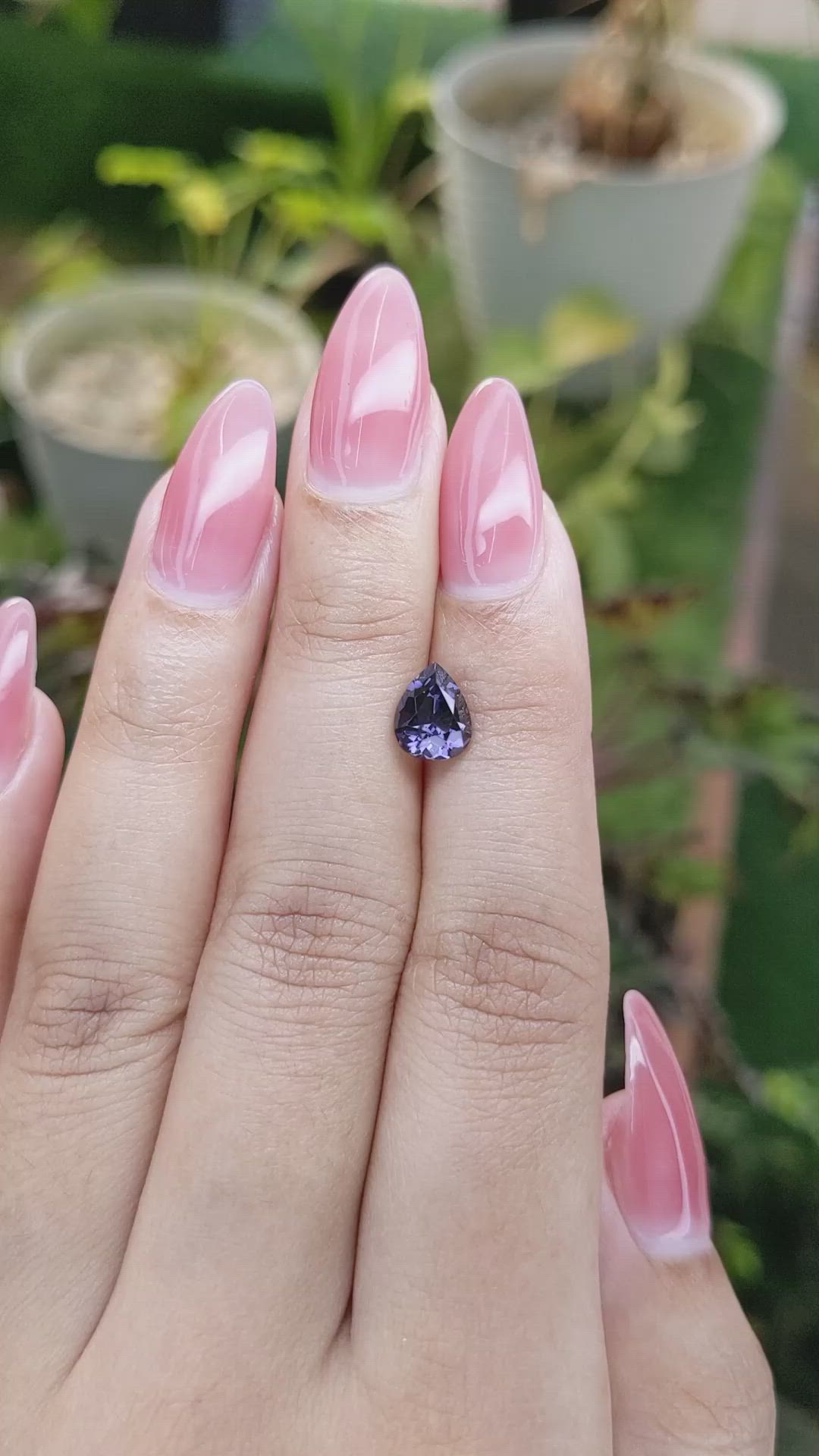 1.63 Ct. Spinel from Ceylon (Sri Lanka) Size Video