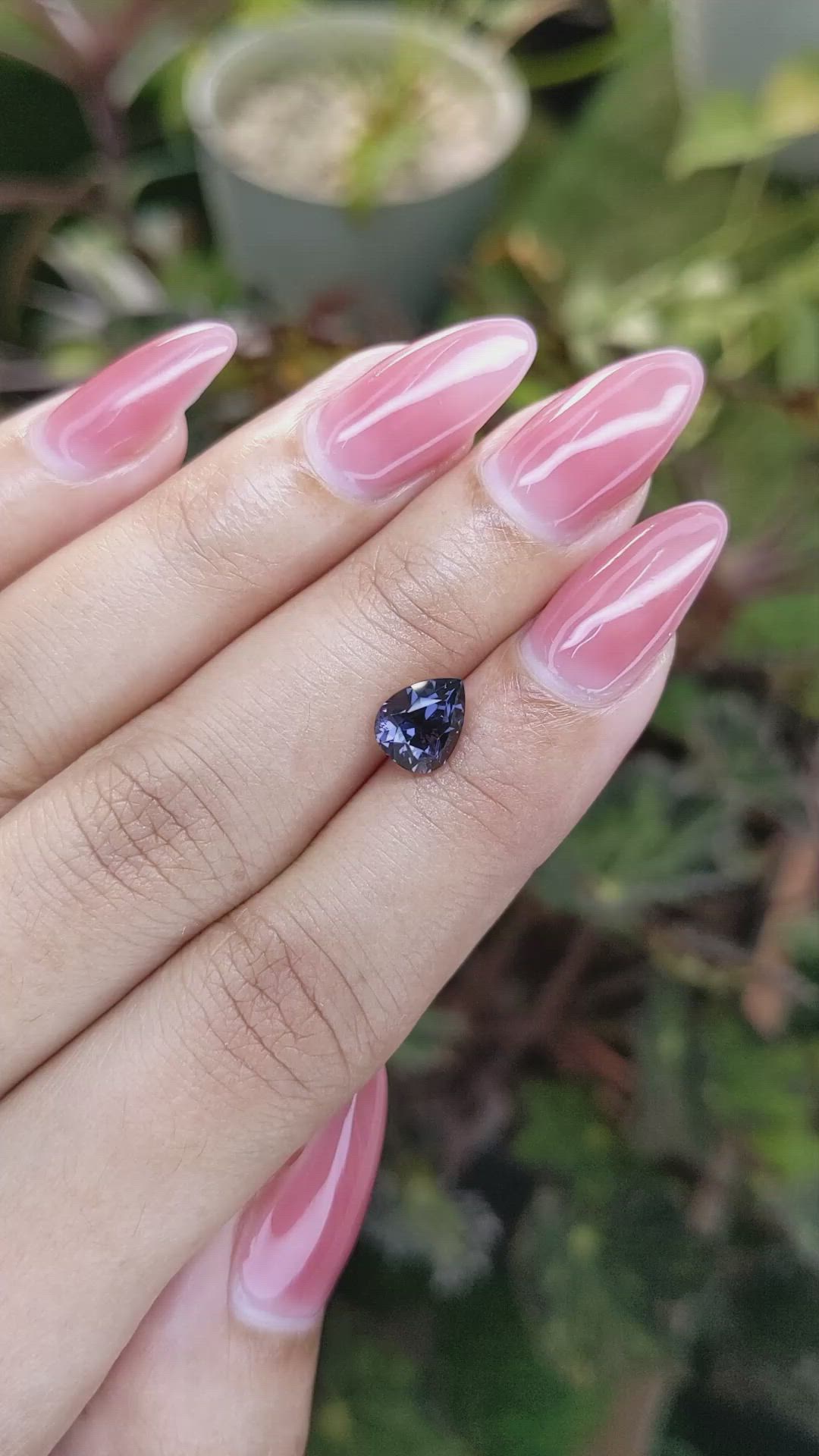 1.63 Ct. Spinel from Ceylon (Sri Lanka) Size Video
