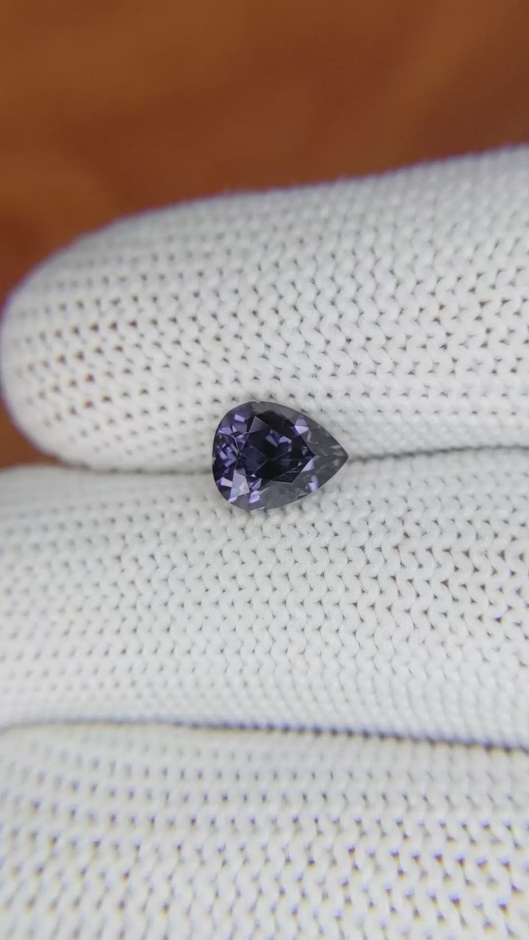 1.63 Ct. Spinel from Ceylon (Sri Lanka) Size Video