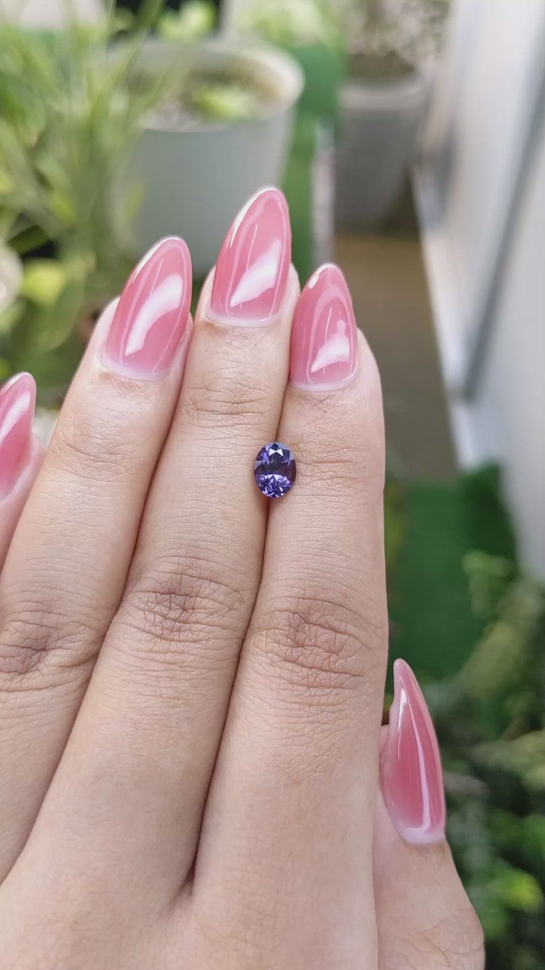 0.95 Ct. Spinel from Ceylon (Sri Lanka) Size Video