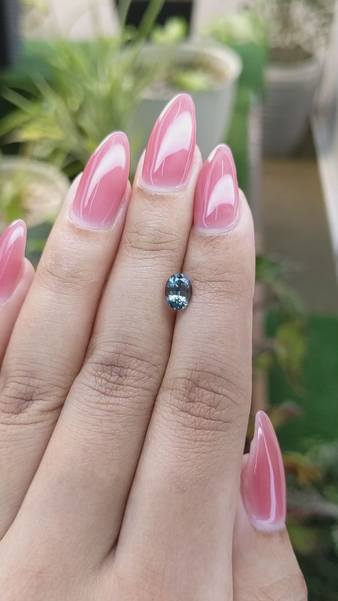 1.06 Ct. Spinel from Ceylon (Sri Lanka) Size Video