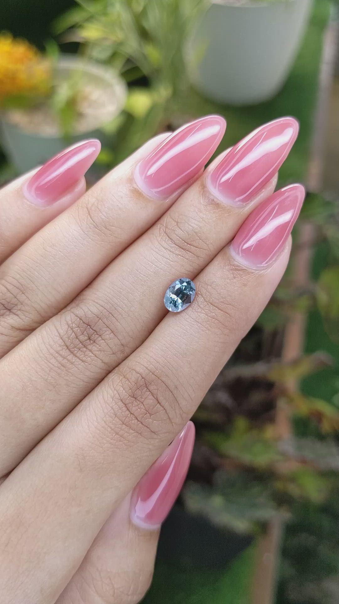 1.06 Ct. Spinel from Ceylon (Sri Lanka) Size Video