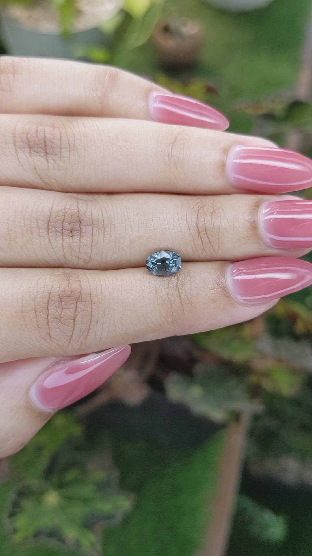 1.06 Ct. Spinel from Ceylon (Sri Lanka) Size Video