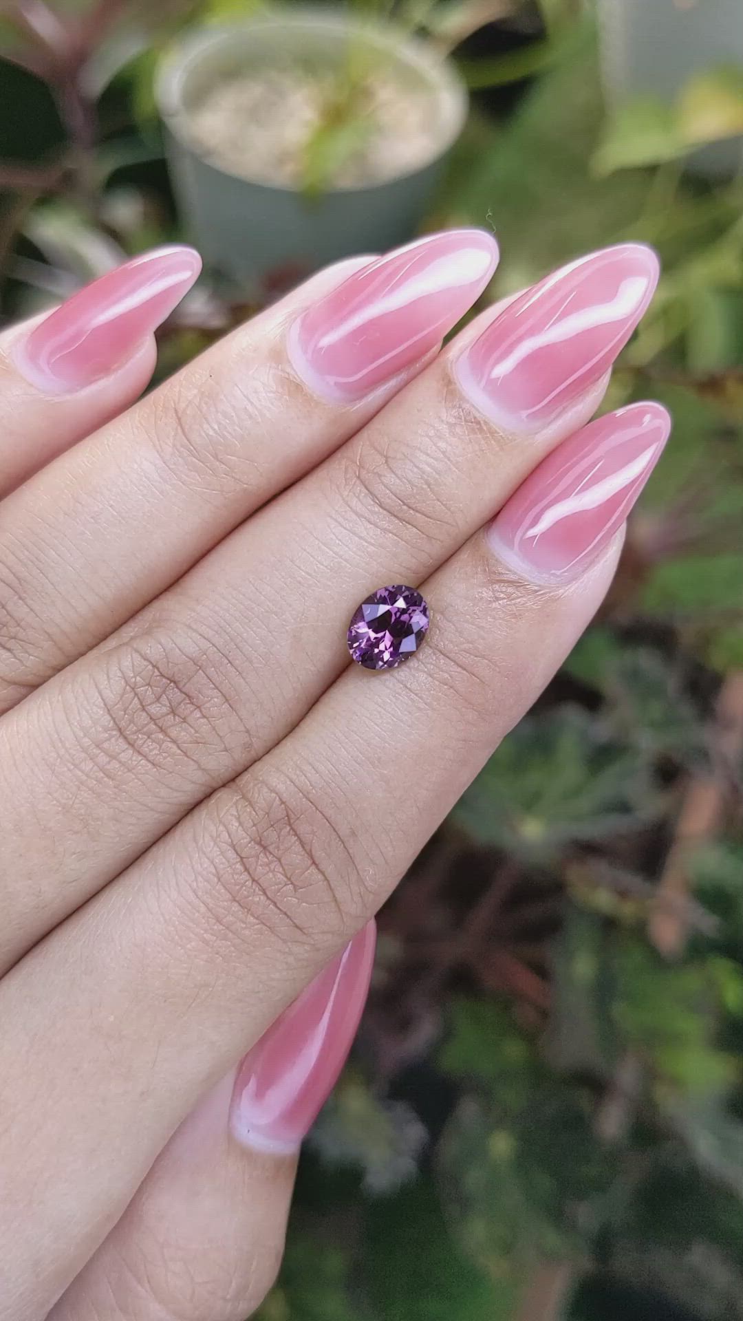 1.41 Ct. Spinel from Ceylon (Sri Lanka) Size Video