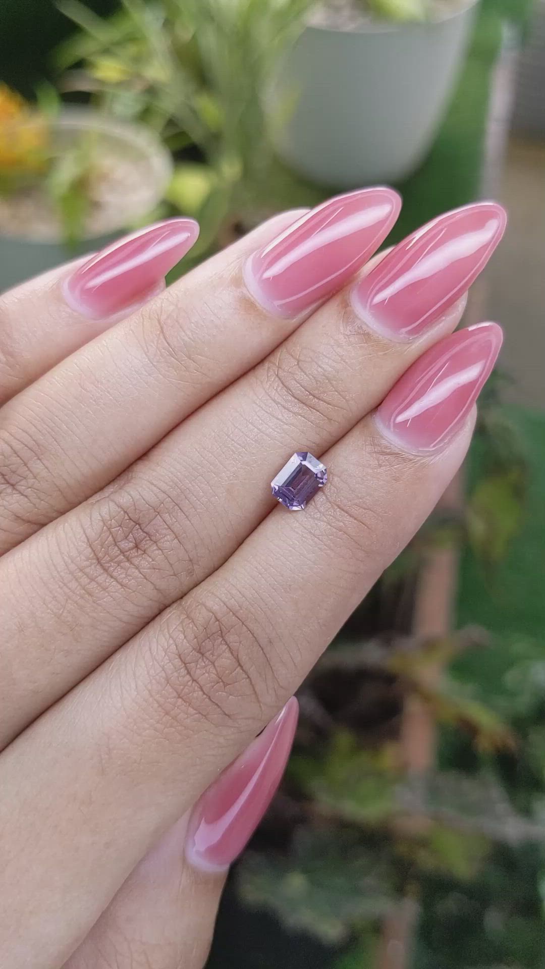 0.79 Ct. Spinel from Ceylon (Sri Lanka) Size Video