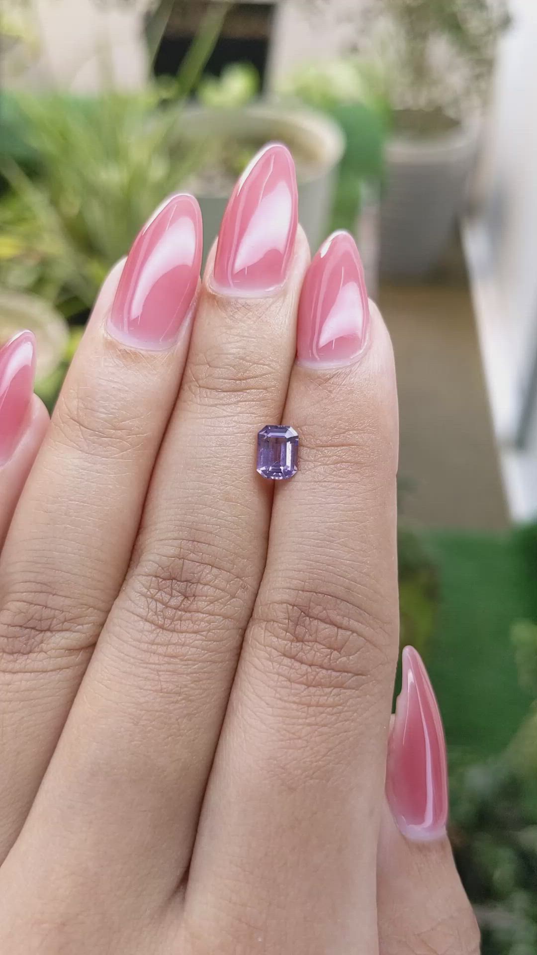 0.79 Ct. Spinel from Ceylon (Sri Lanka) Size Video