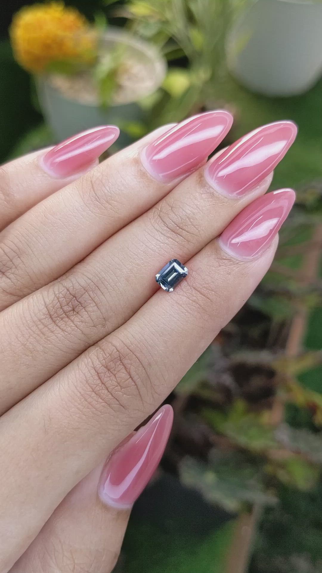 0.67 Ct. Spinel from Ceylon (Sri Lanka) Size Video