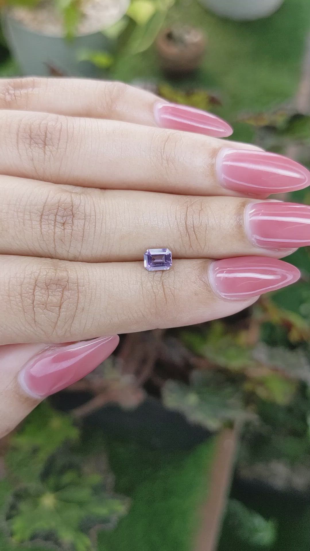 0.56 Ct. Spinel from Ceylon (Sri Lanka) Size Video