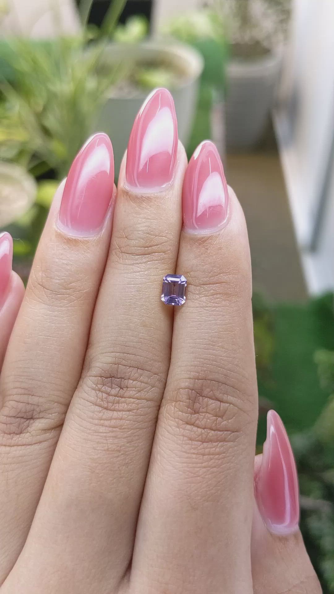 0.56 Ct. Spinel from Ceylon (Sri Lanka) Size Video