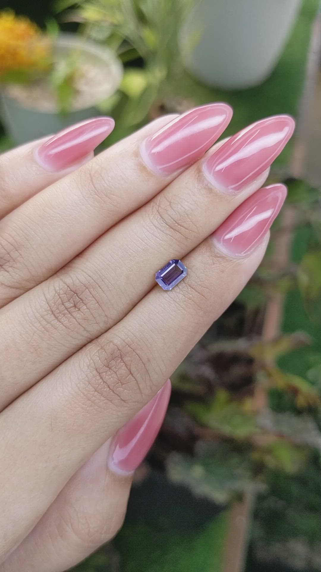 0.67 Ct. Spinel from Ceylon (Sri Lanka) Size Video