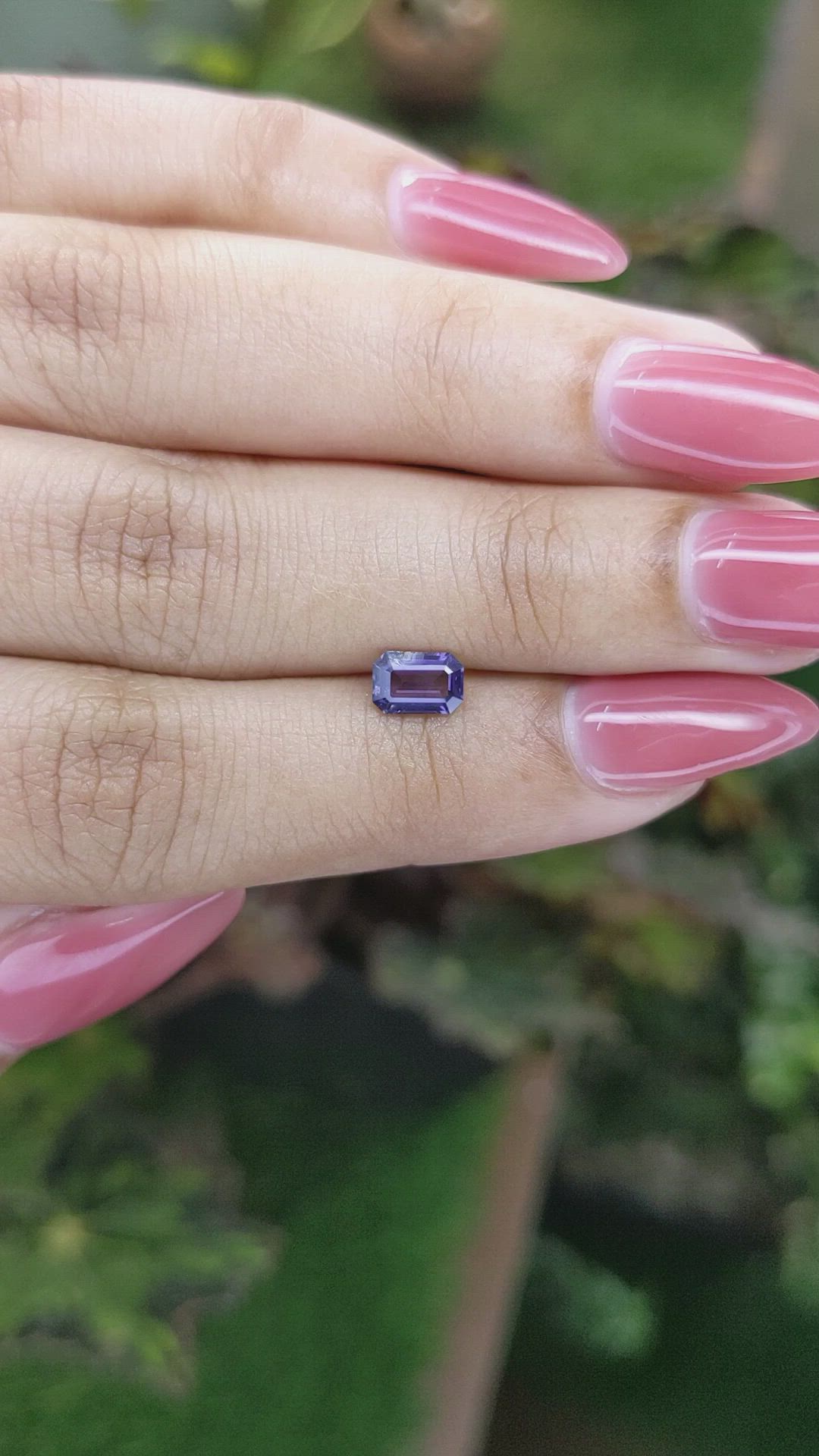 0.67 Ct. Spinel from Ceylon (Sri Lanka) Size Video