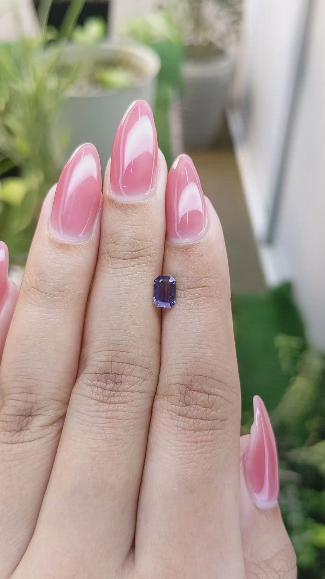 0.67 Ct. Spinel from Ceylon (Sri Lanka) Size Video