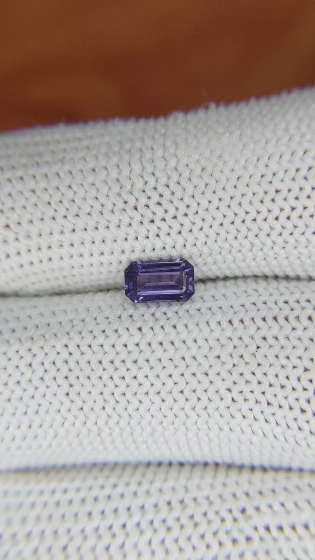 0.66 Ct. Spinel from Ceylon (Sri Lanka) Size Video