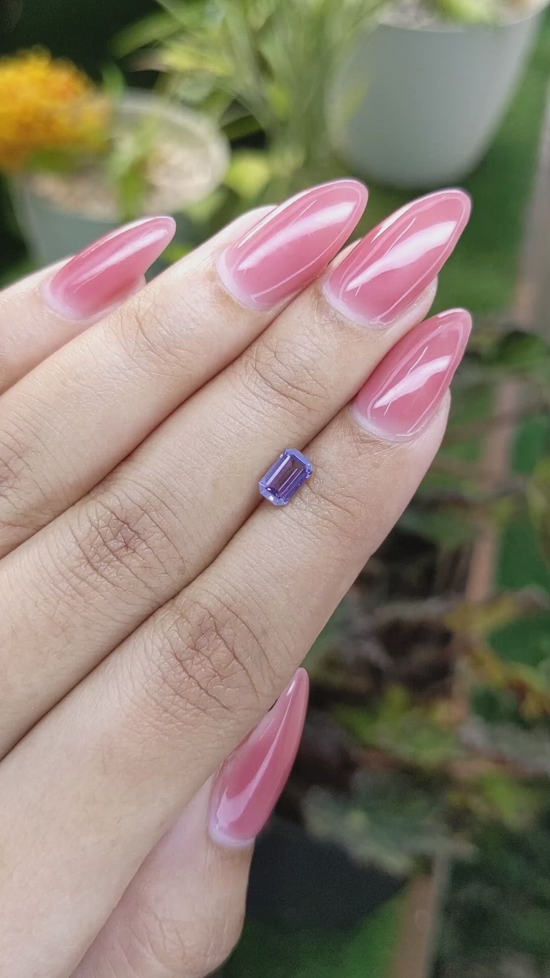 0.66 Ct. Spinel from Ceylon (Sri Lanka) Size Video