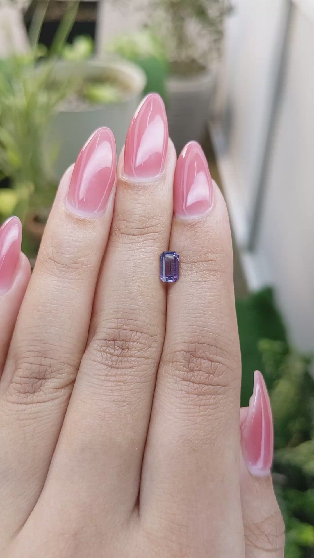 0.66 Ct. Spinel from Ceylon (Sri Lanka) Size Video