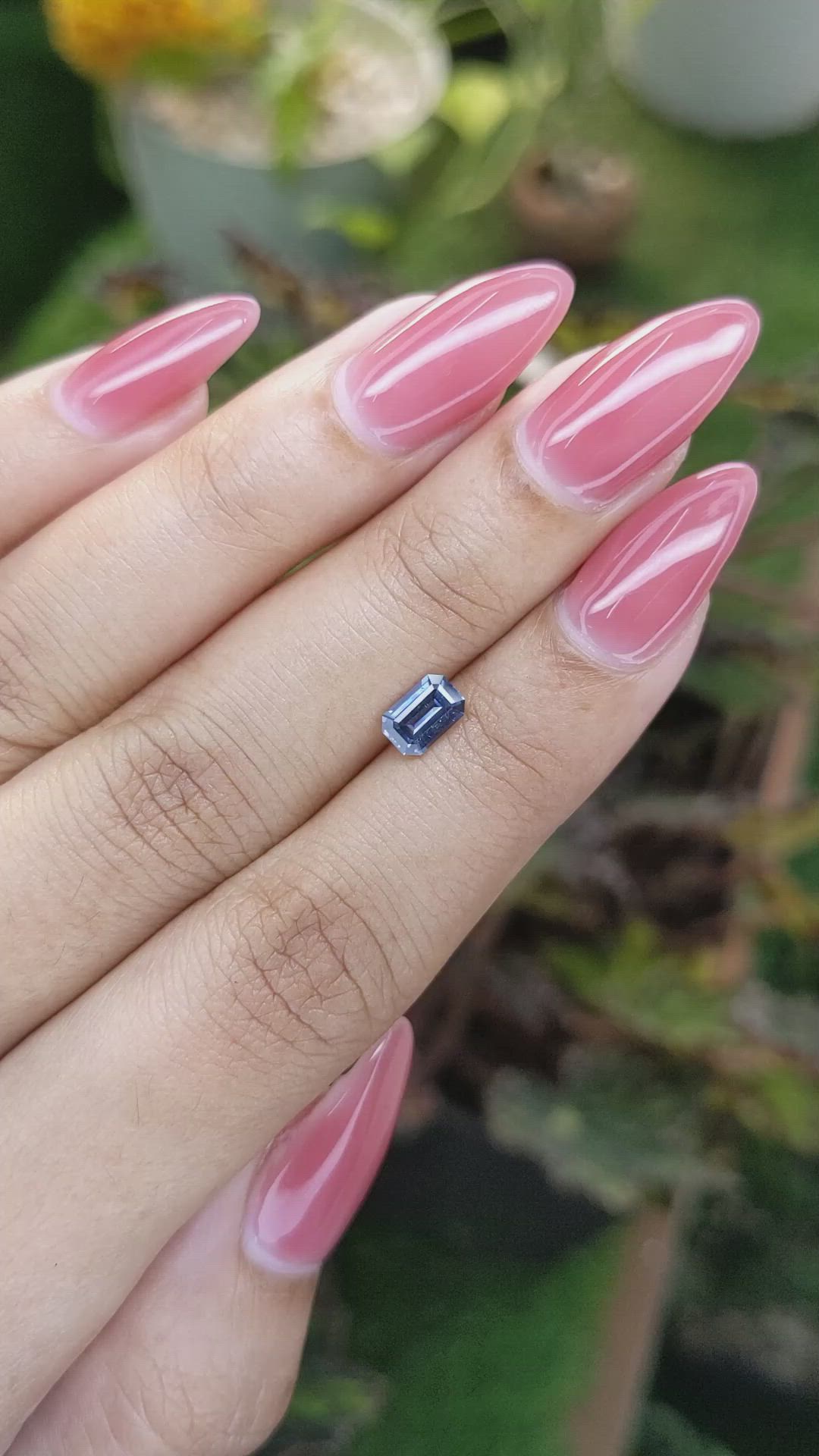 0.65 Ct. Spinel from Ceylon (Sri Lanka) Size Video