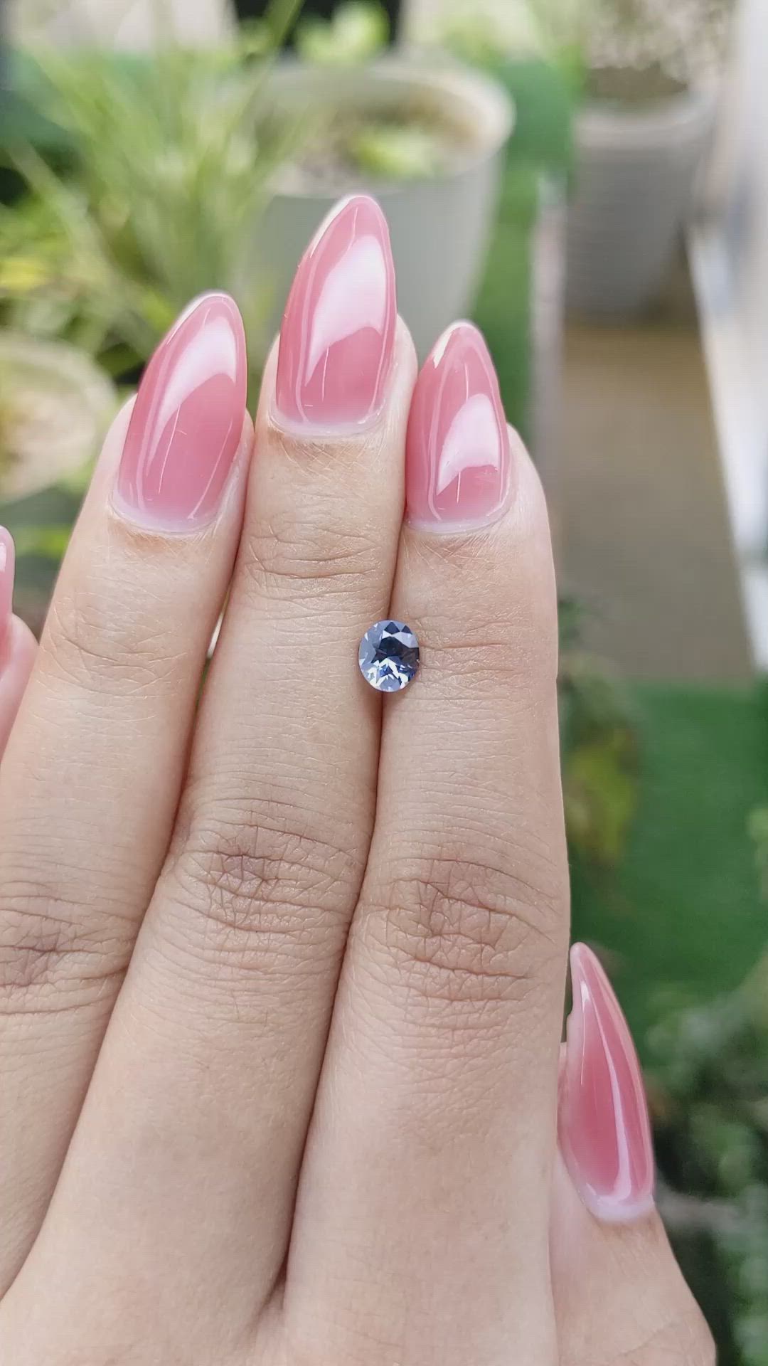 0.62 Ct. Spinel from Ceylon (Sri Lanka) Size Video