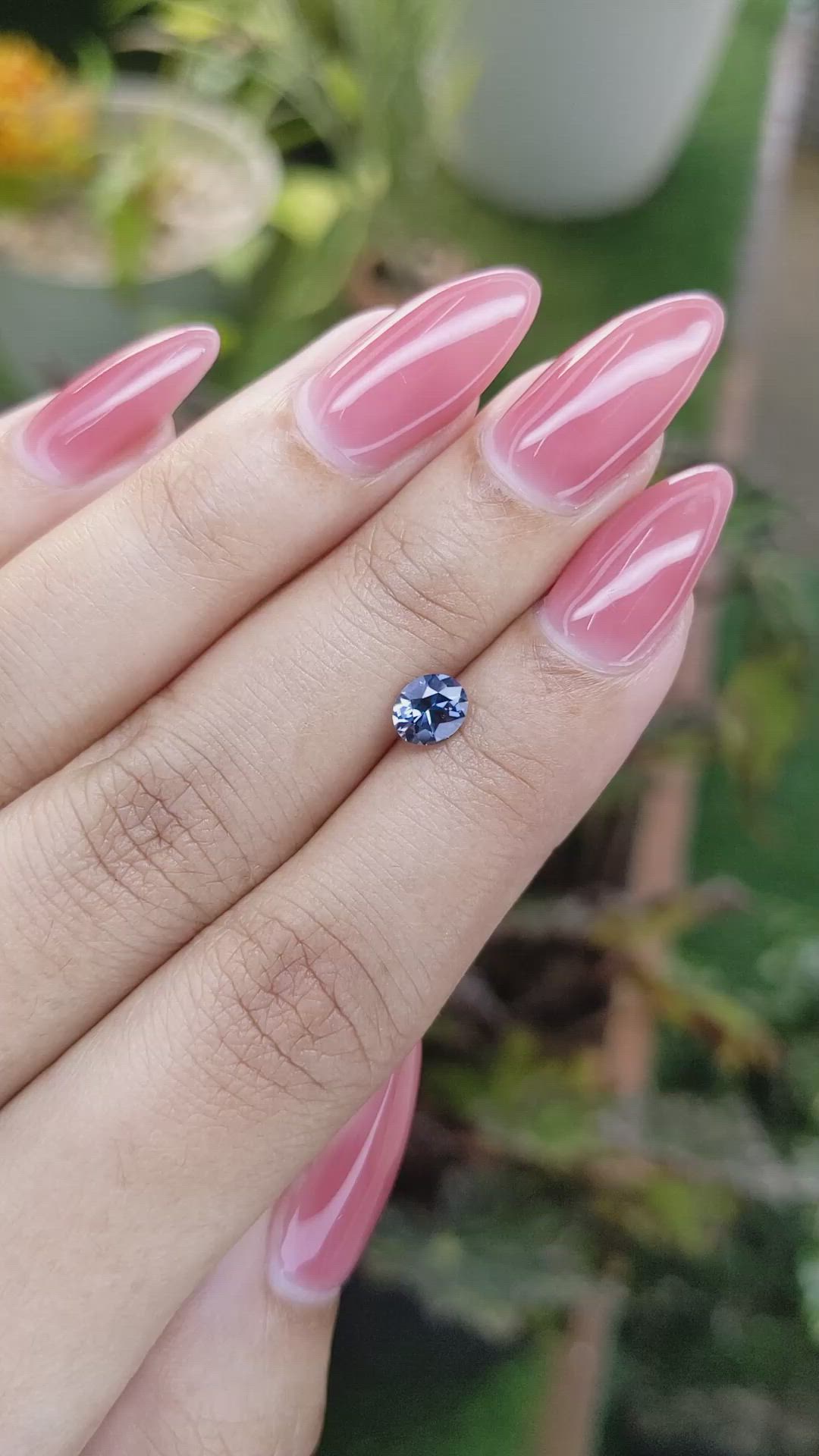 0.62 Ct. Spinel from Ceylon (Sri Lanka) Size Video