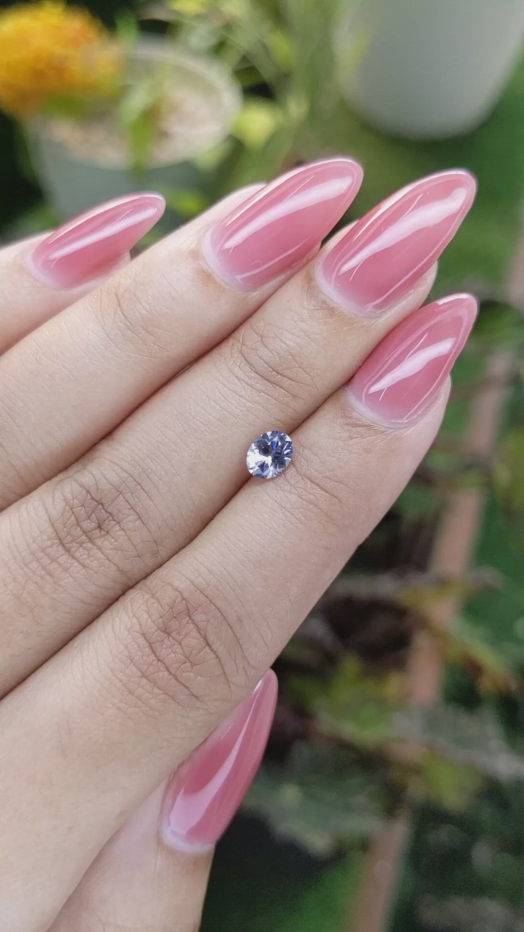 0.55 Ct. Spinel from Ceylon (Sri Lanka) Size Video