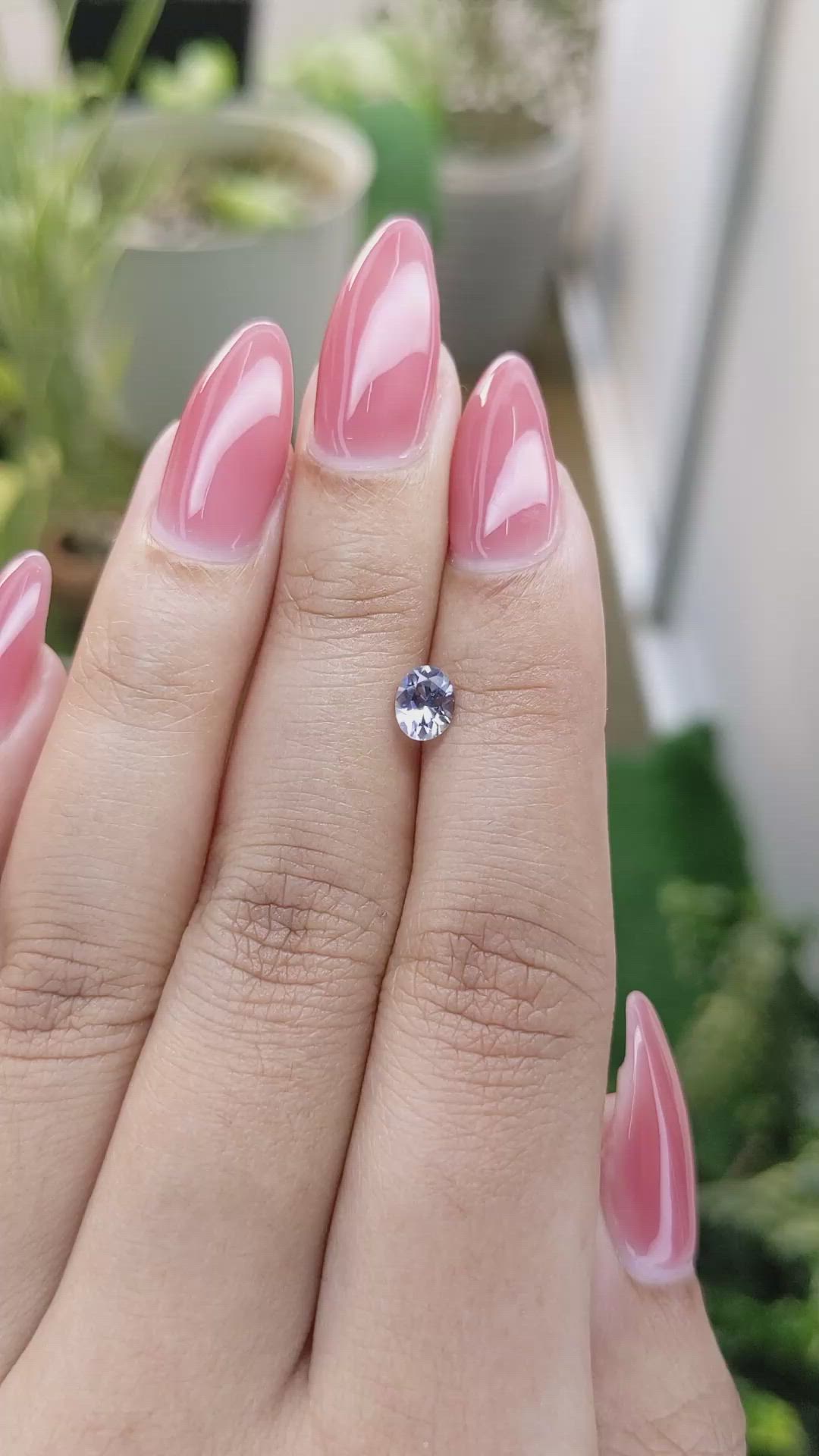 0.55 Ct. Spinel from Ceylon (Sri Lanka) Size Video