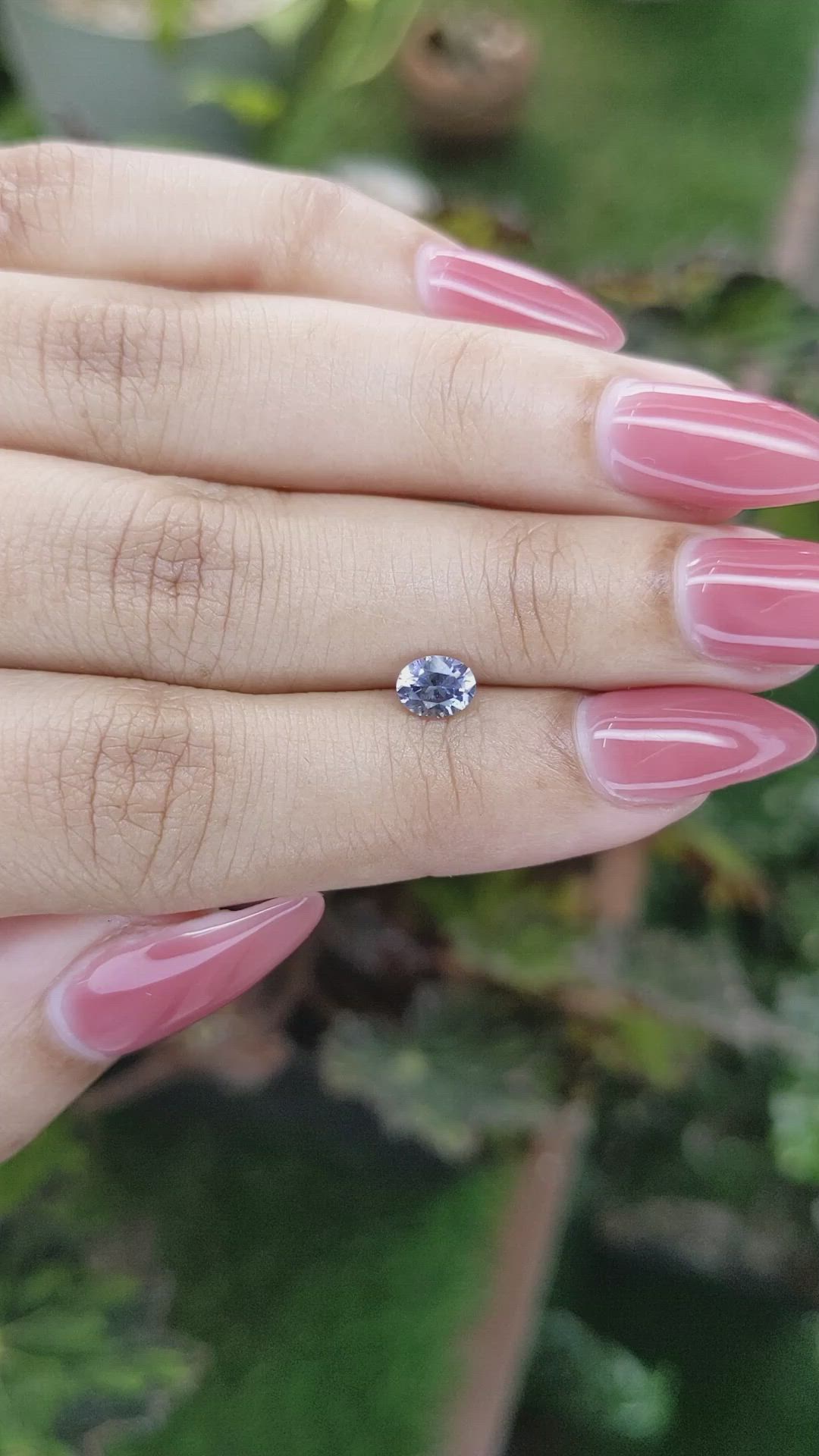 0.55 Ct. Spinel from Ceylon (Sri Lanka) Size Video