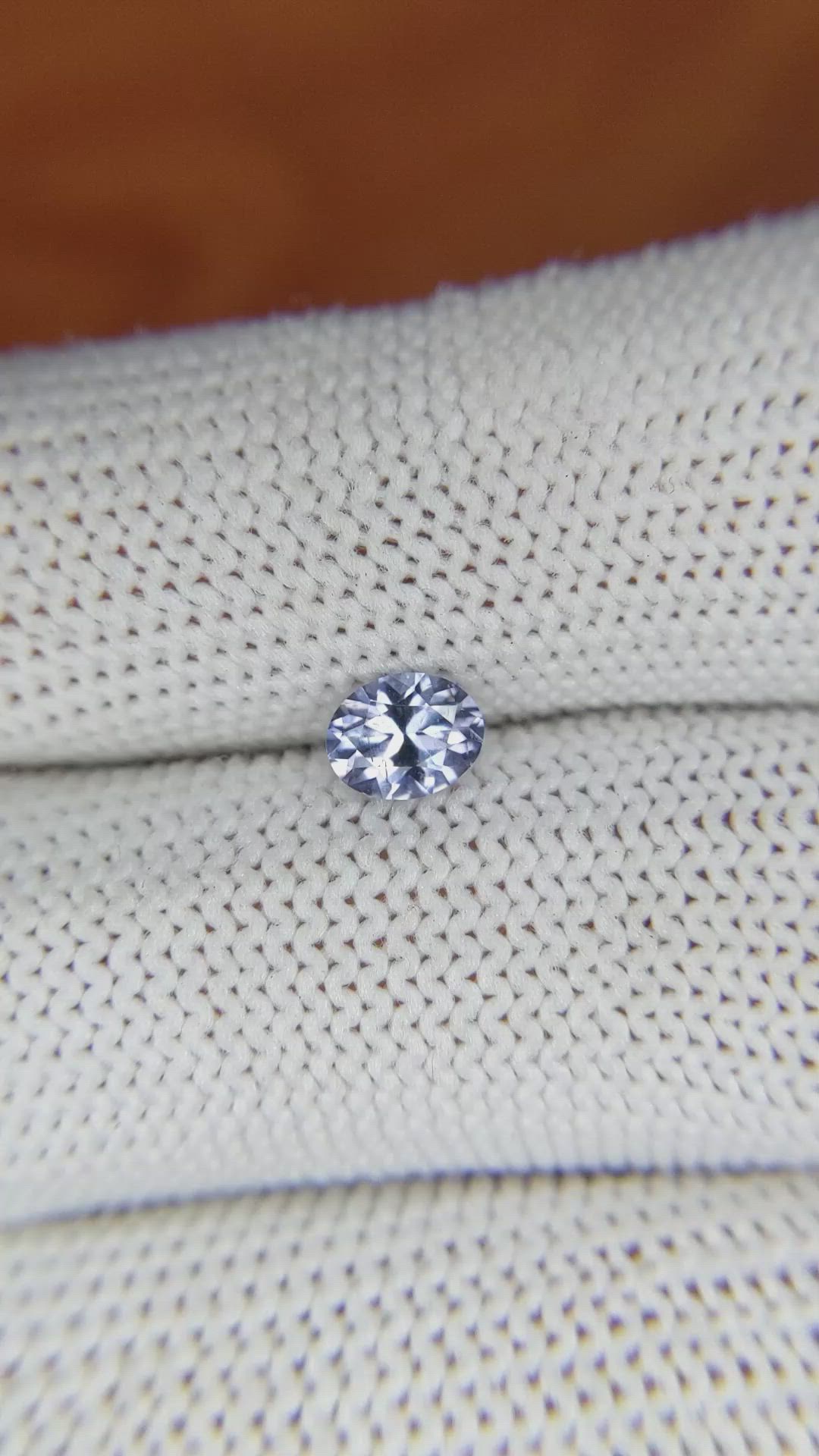 0.55 Ct. Spinel from Ceylon (Sri Lanka) Size Video