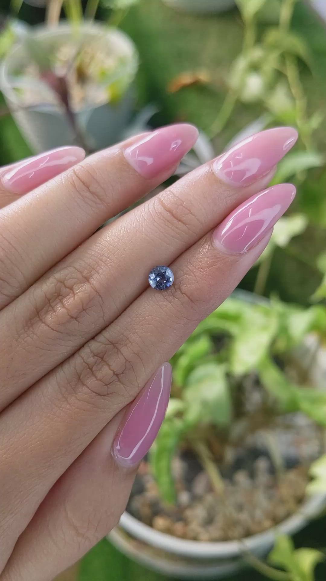 0.64 Ct. Spinel from Ceylon (Sri Lanka) Size Video