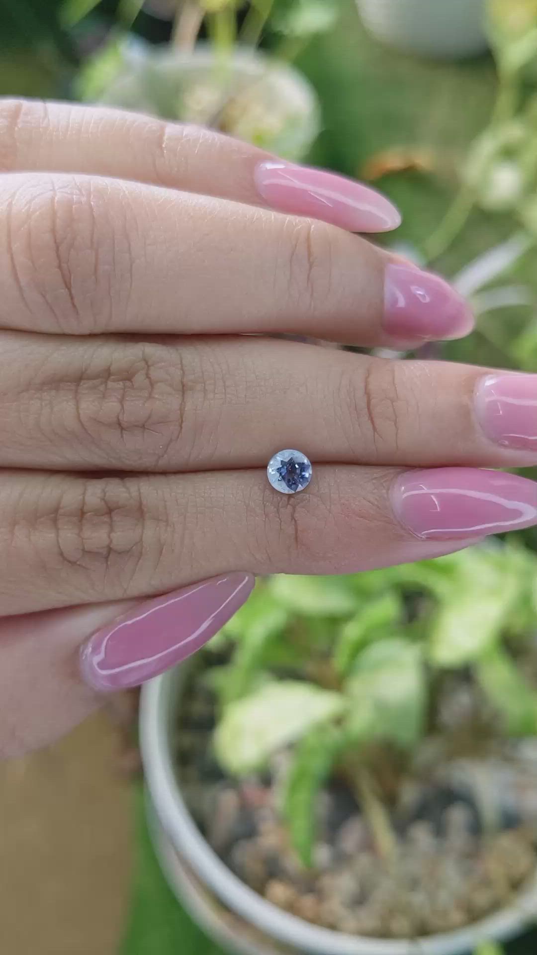 0.64 Ct. Spinel from Ceylon (Sri Lanka) Size Video