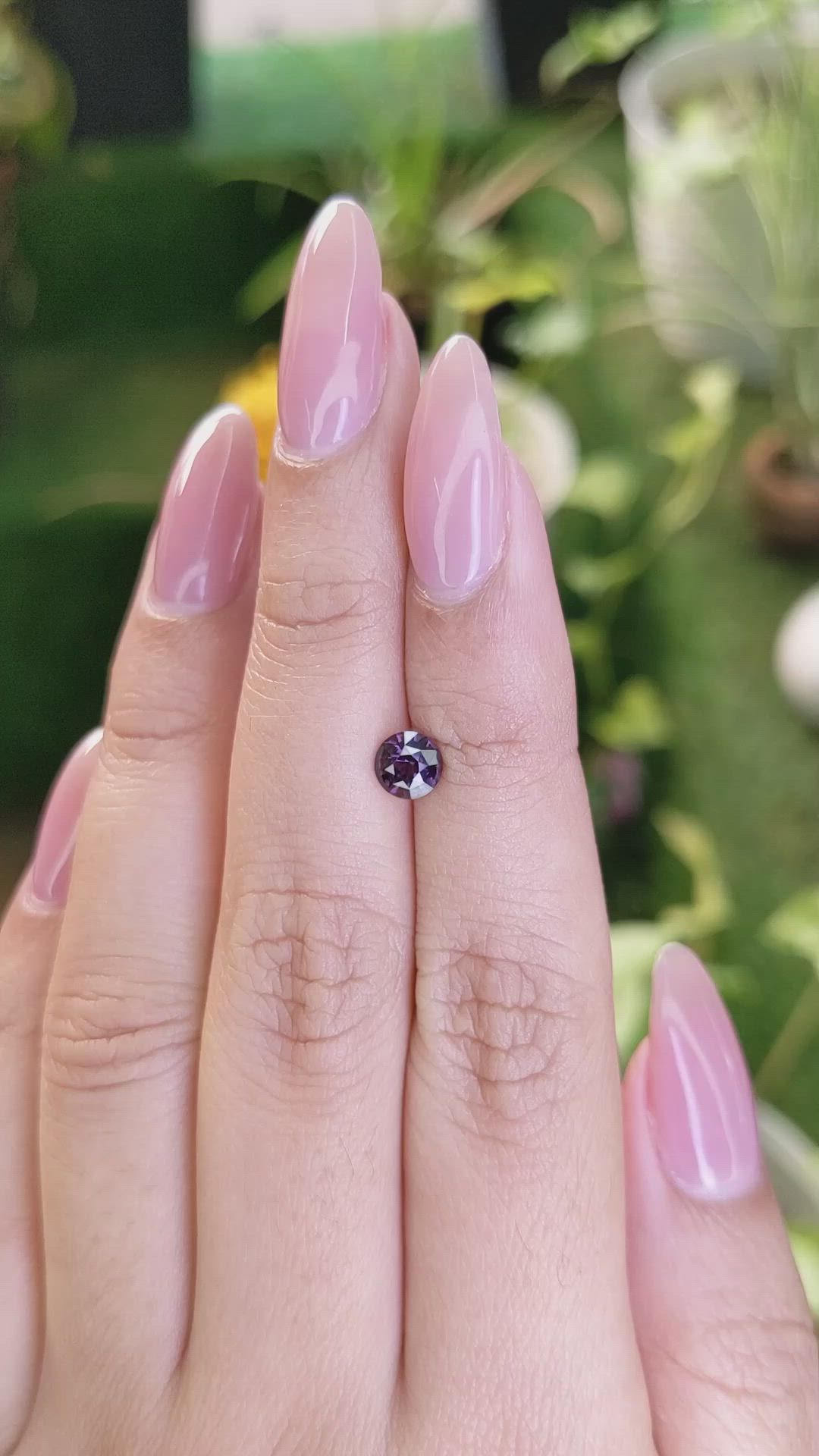 0.71 Ct. Spinel from Ceylon (Sri Lanka) Size Video