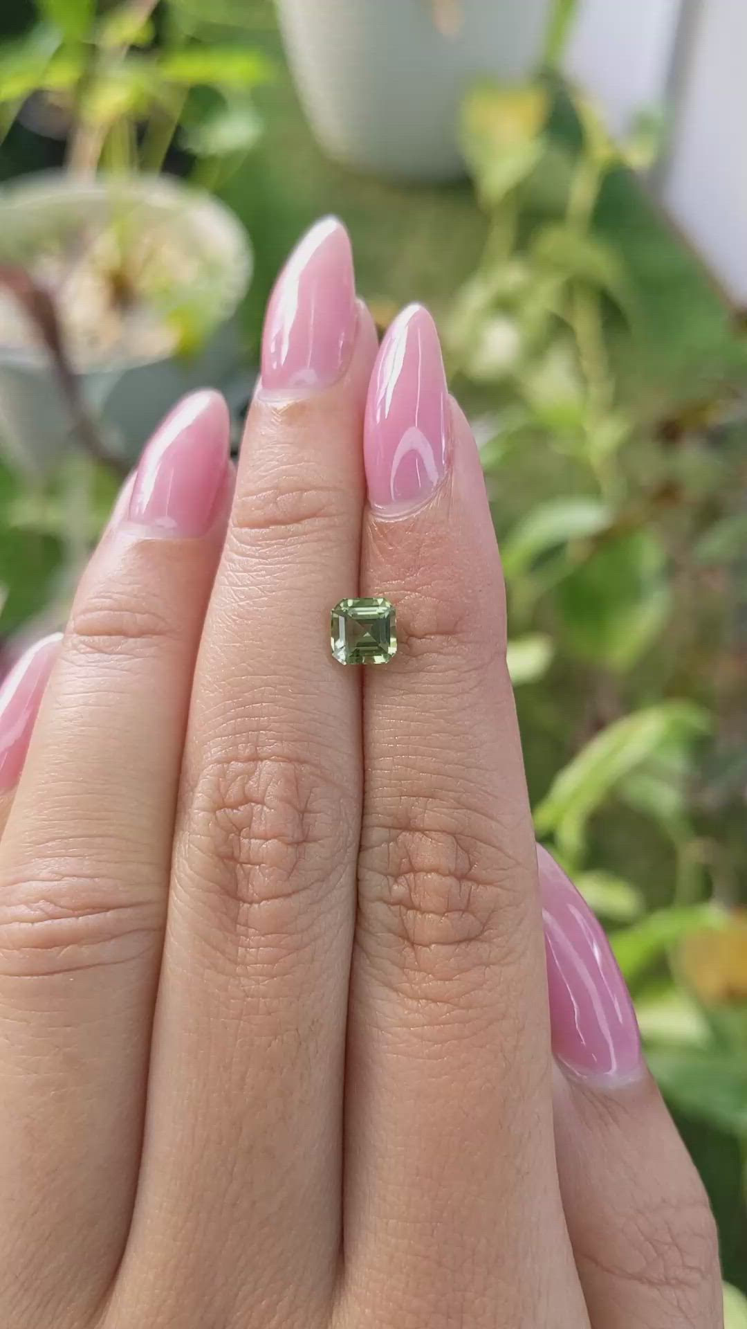 1.04 Ct. Tourmaline from Ceylon (Sri Lanka) Size Video